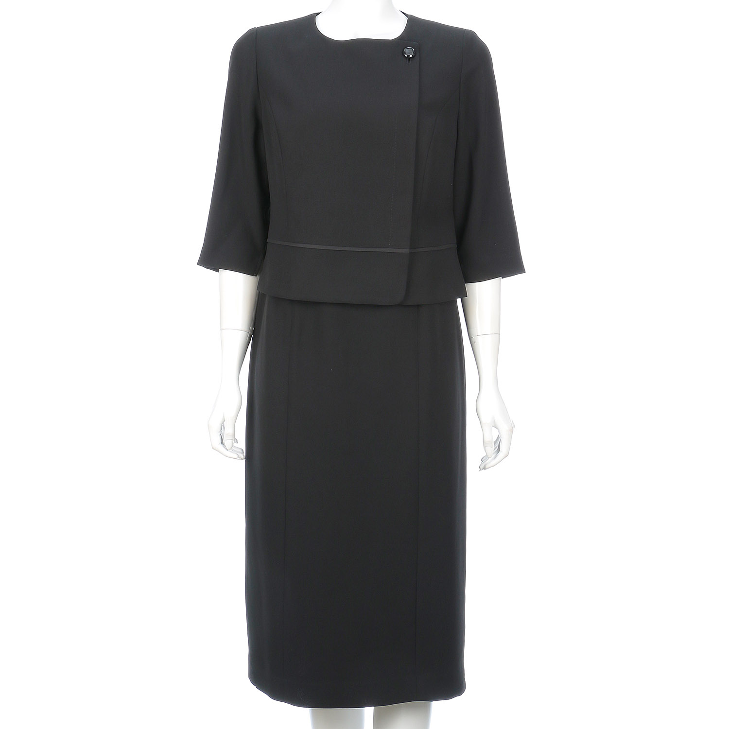 【お取り寄せ】ブラックフォーマル2点スーツ - 画像2