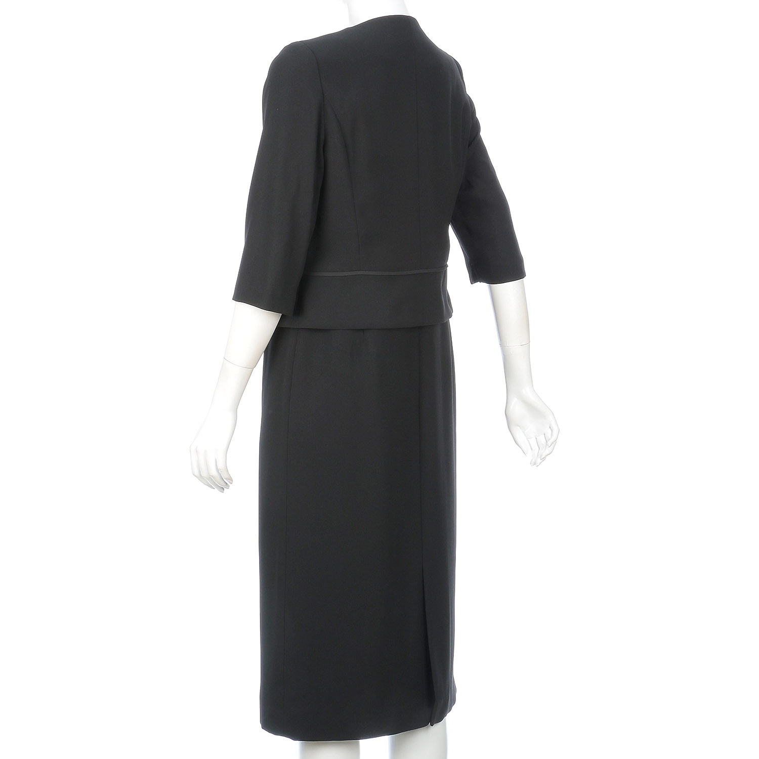 【お取り寄せ】ブラックフォーマル2点スーツ - 画像4