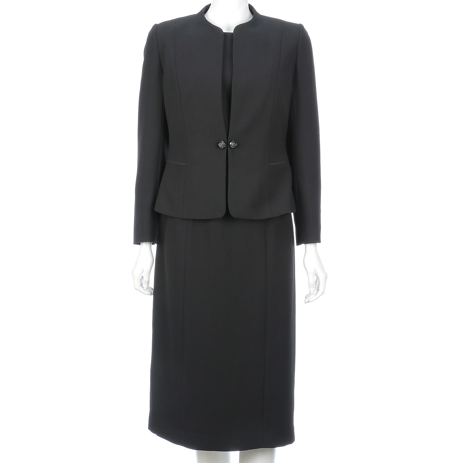 【お取り寄せ】ブラックフォーマル2点スーツ - 画像1