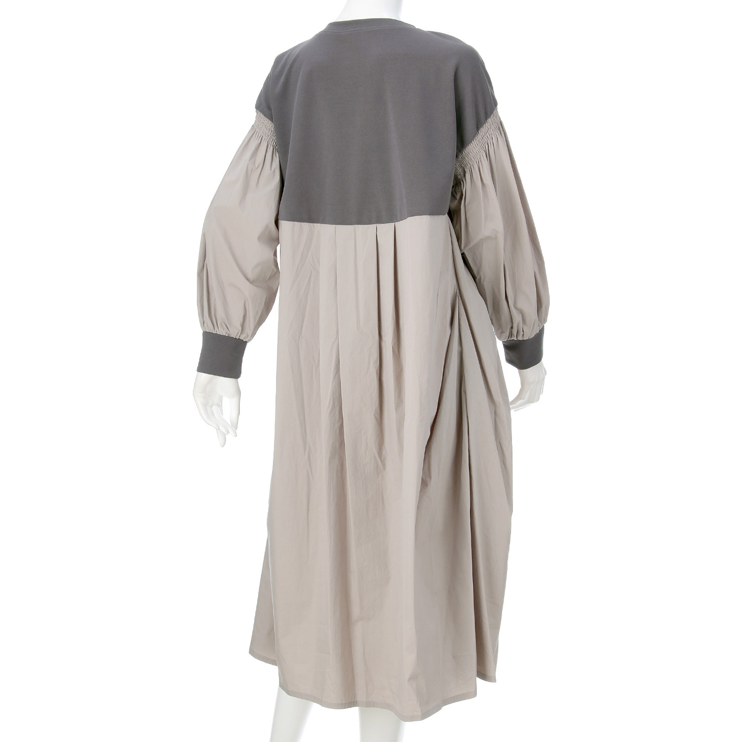 配色ワンピース - 画像4