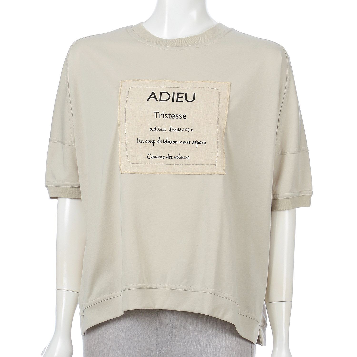 リネンプリントアクセントカットソープルオーバー - 画像4