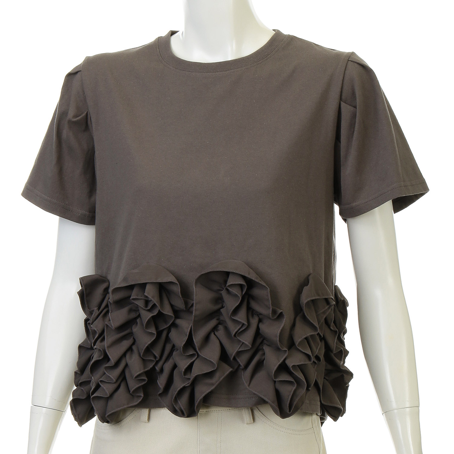 ボリュームフリルヘムプルオーバー - 画像1