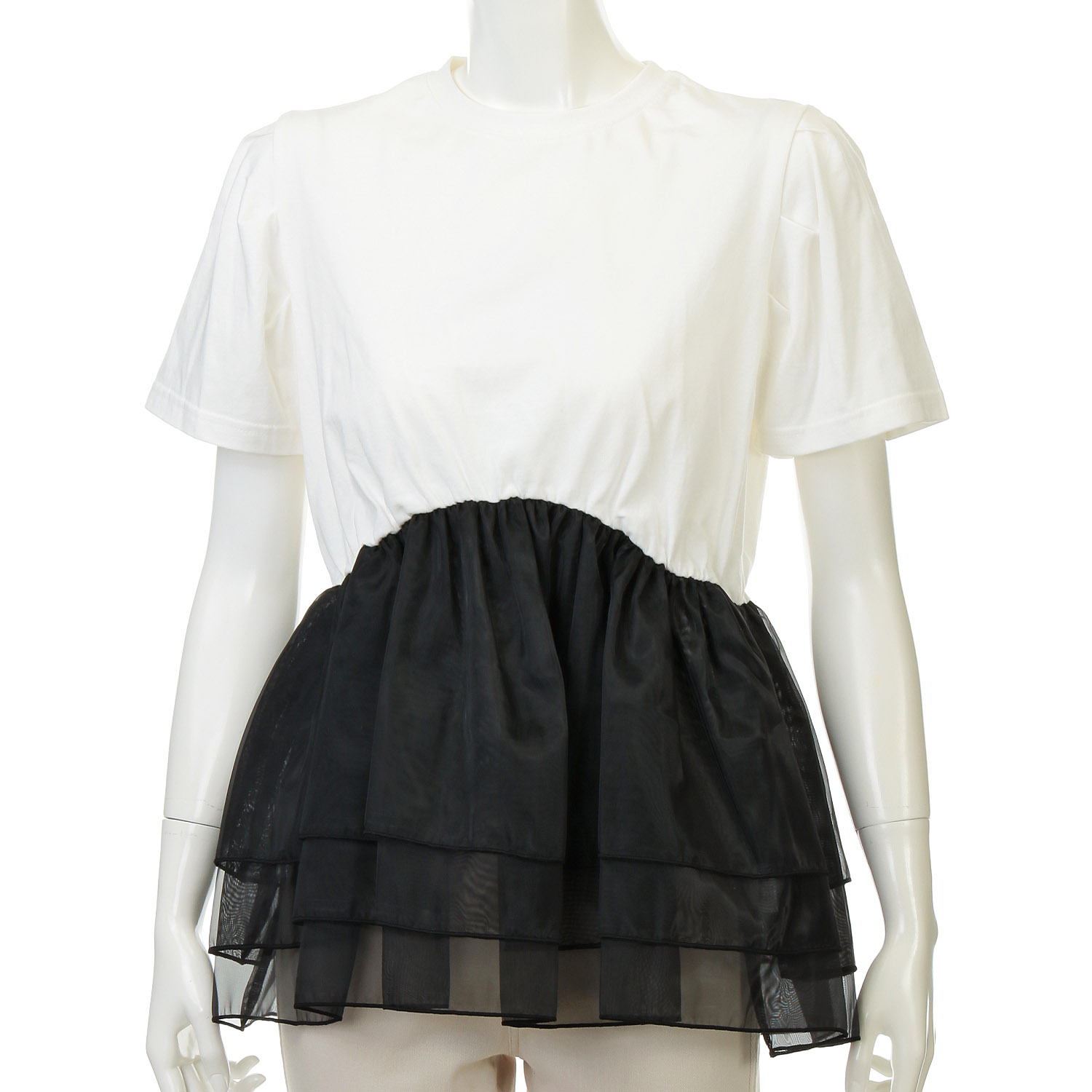 シアーティアードフリルプルオーバー - 画像2