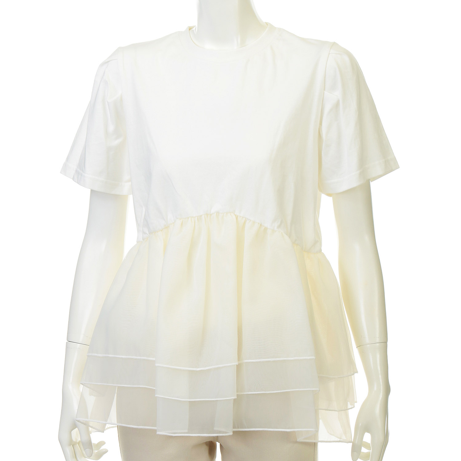 シアーティアードフリルプルオーバー - 画像1