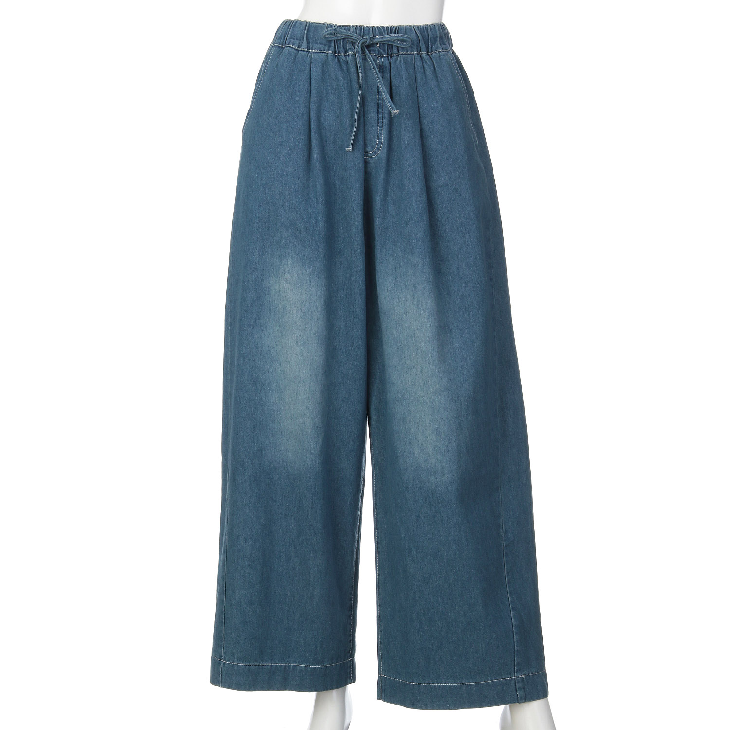 デニムワイドパンツ - 画像1