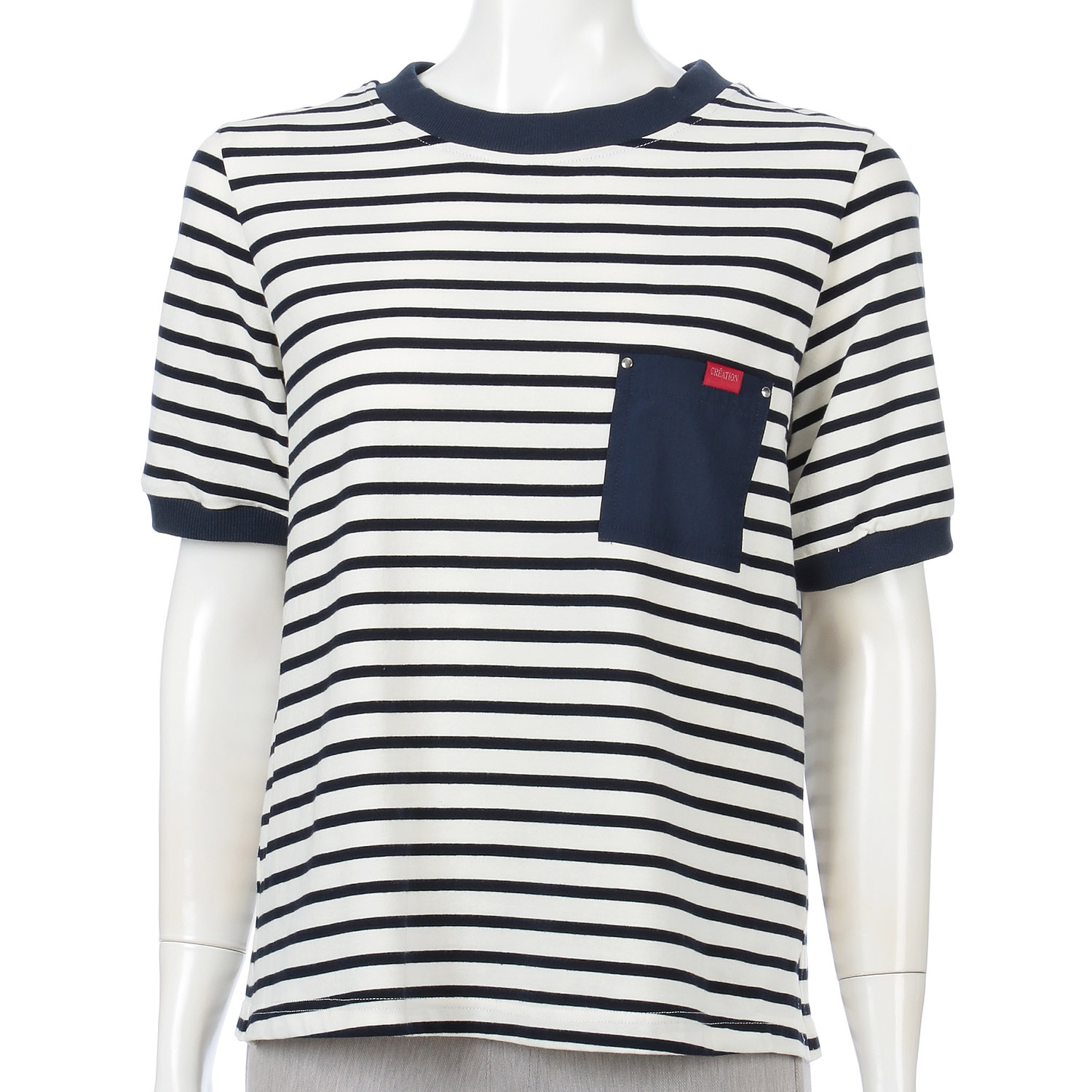 ボーダー切替プルオーバー - 画像7