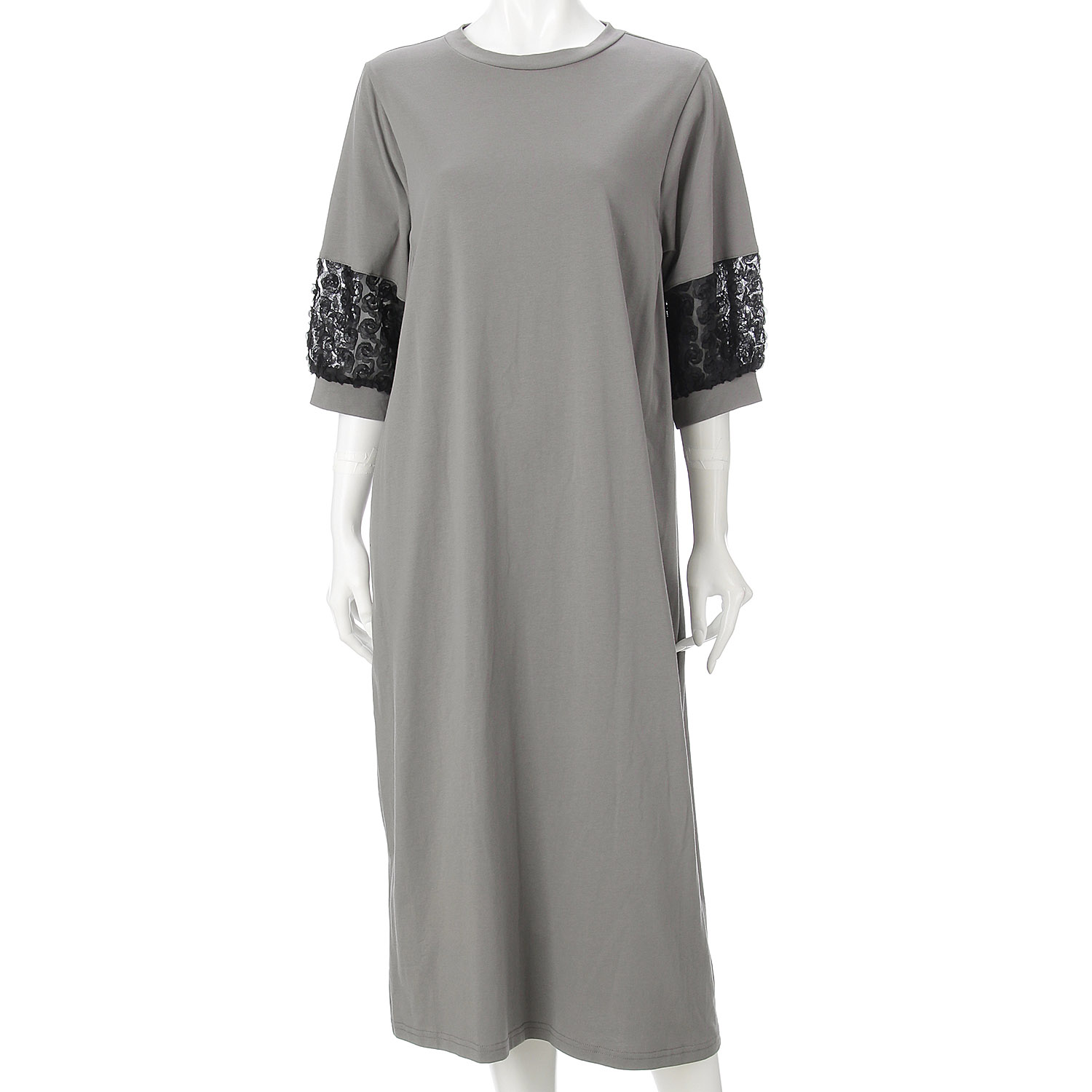 フラワーシフォン切替ワンピース