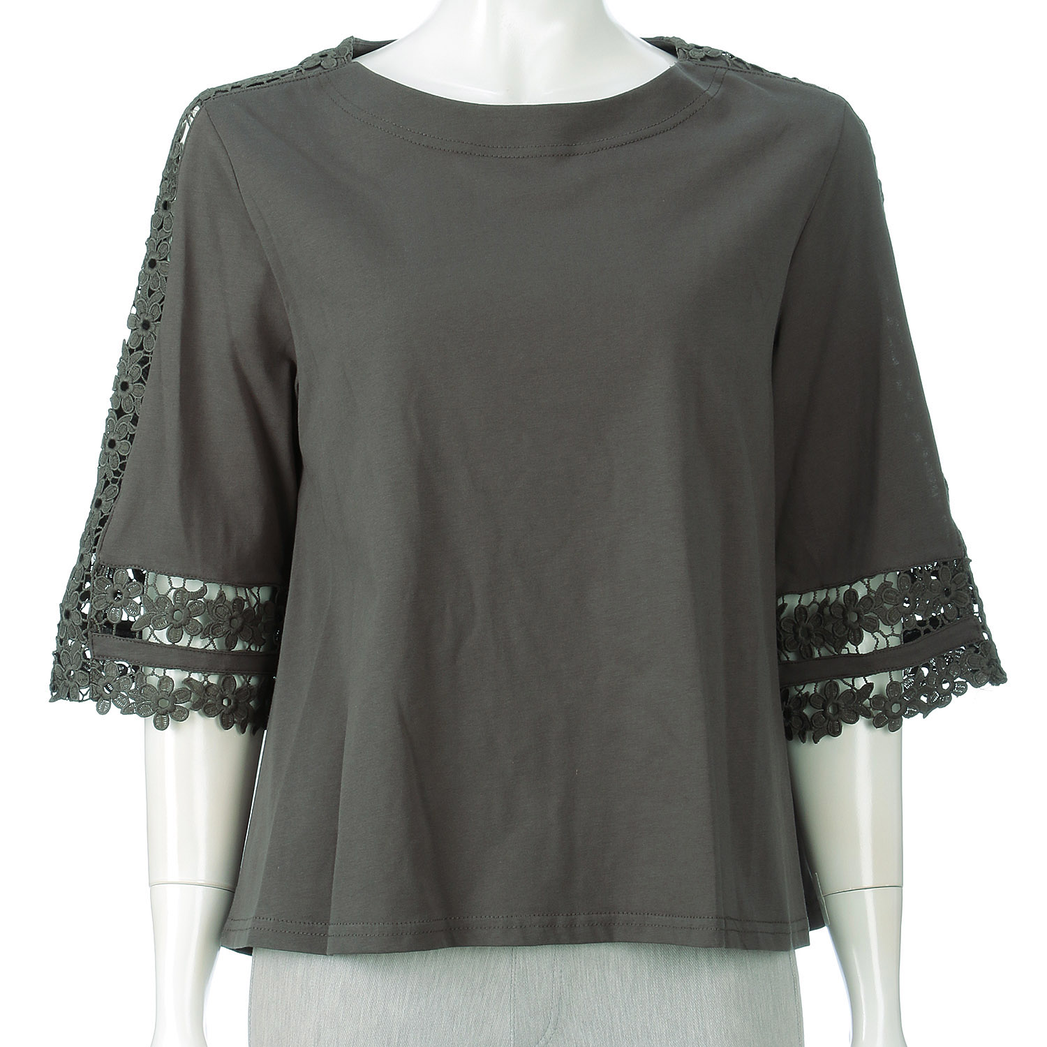 肩レースカットソー - 画像2