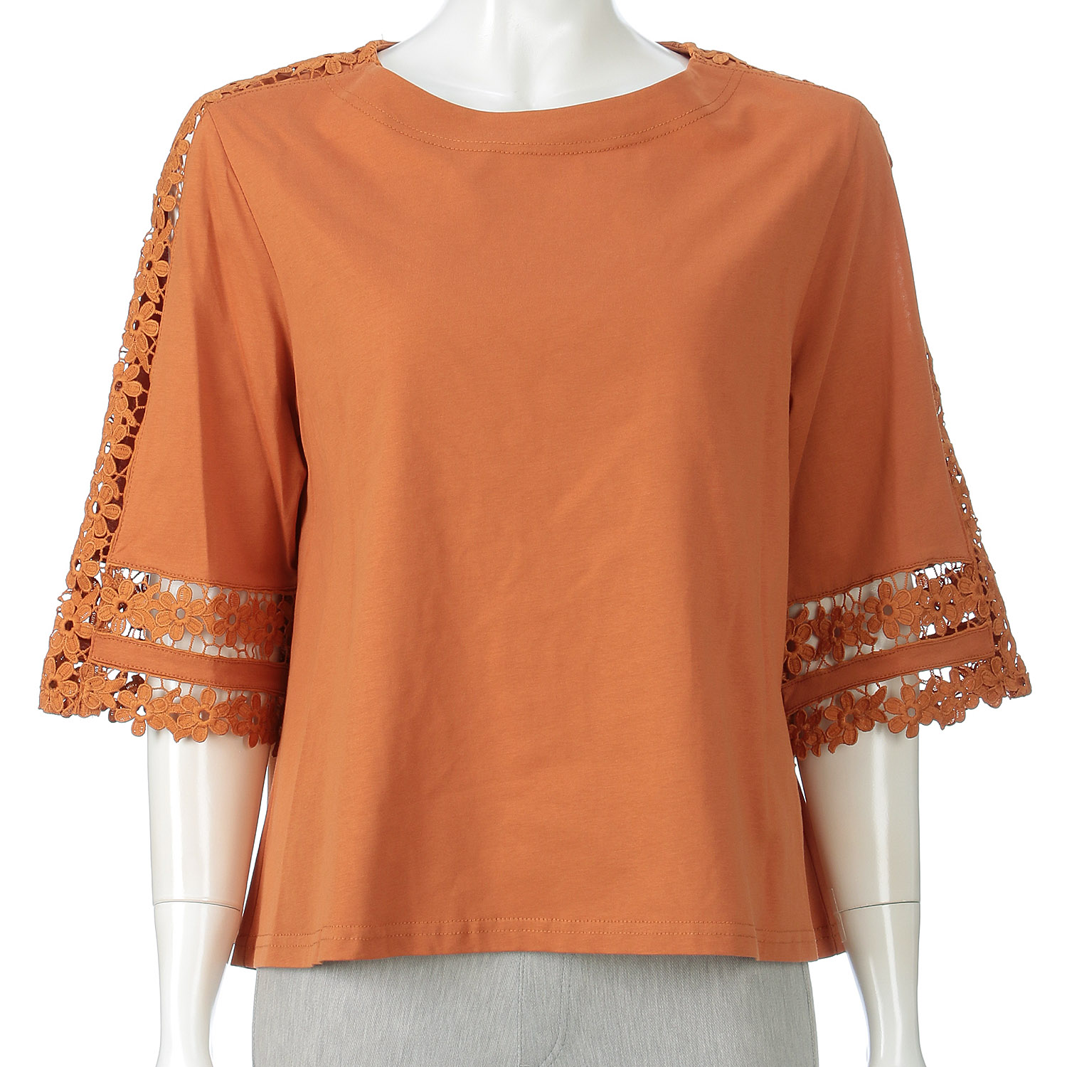 肩レースカットソー - 画像8