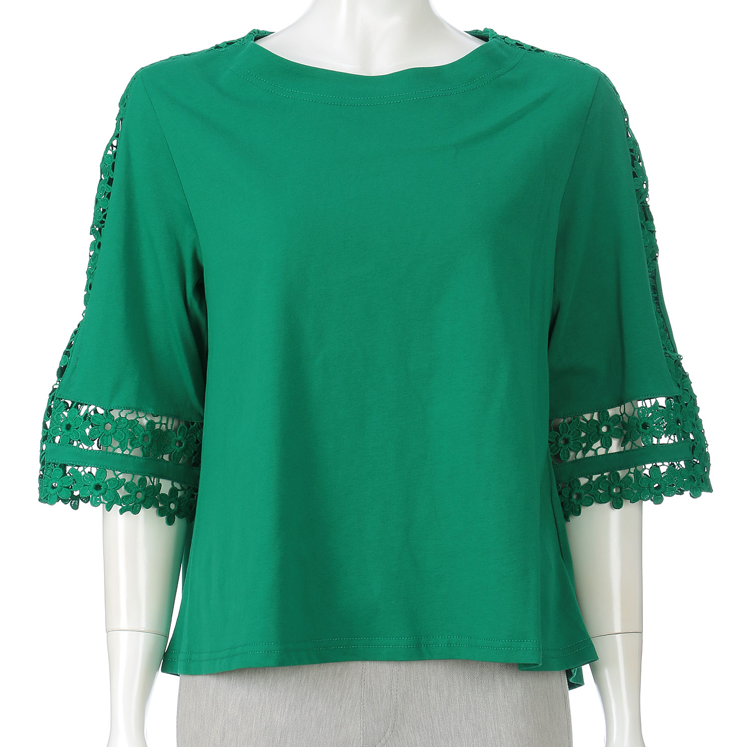 肩レースカットソー - 画像9