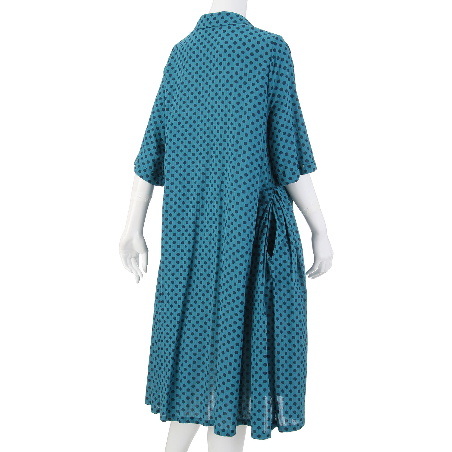 水玉プリントワンピース - 画像6