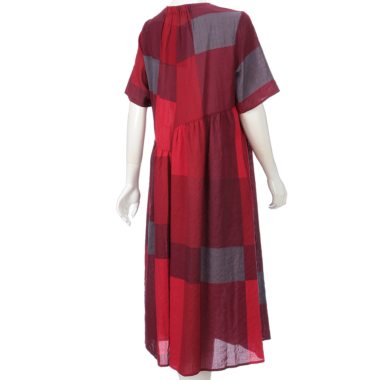 格子ワンピース - 画像3