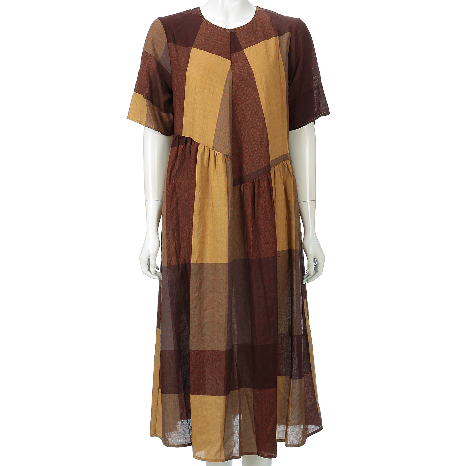 格子ワンピース - 画像5