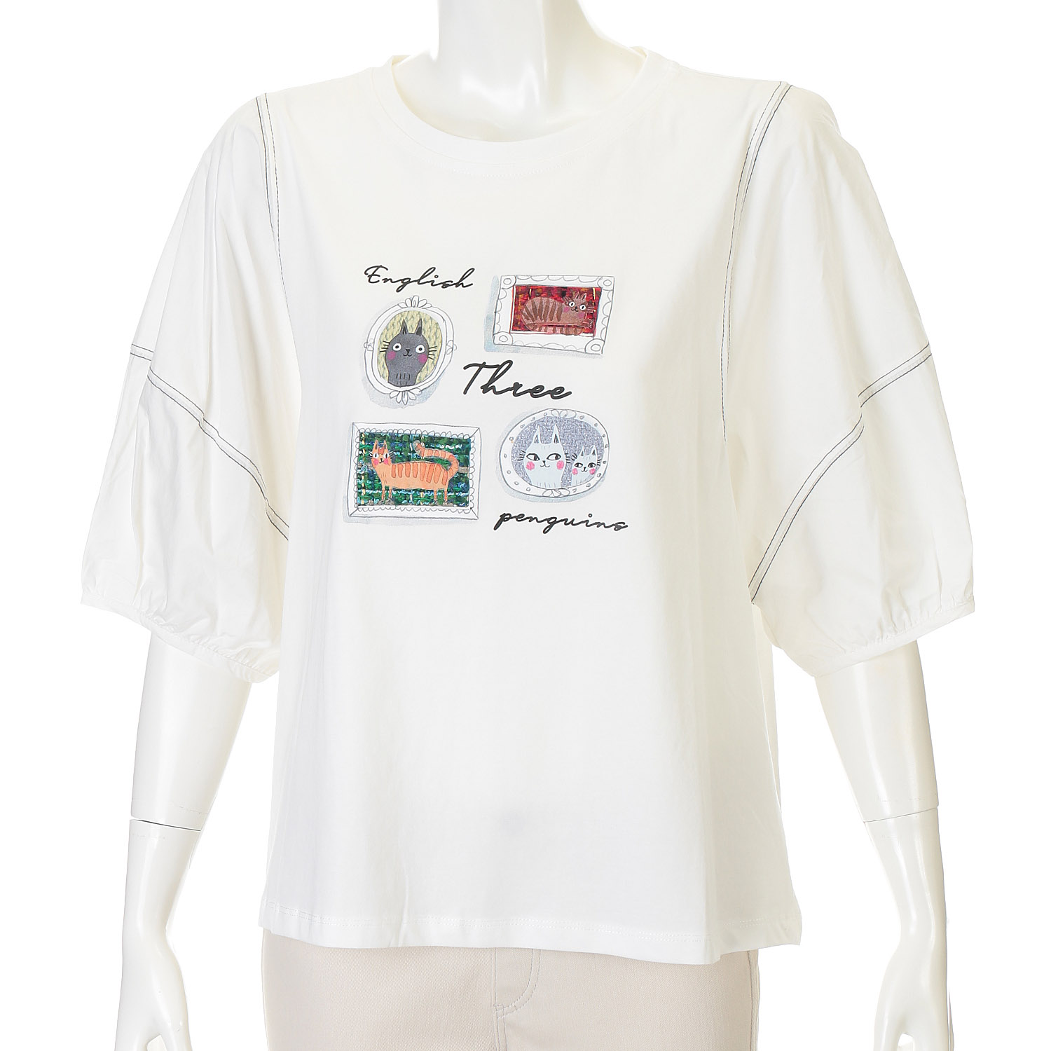 KhakiKoji ロゴプリントTシャツ