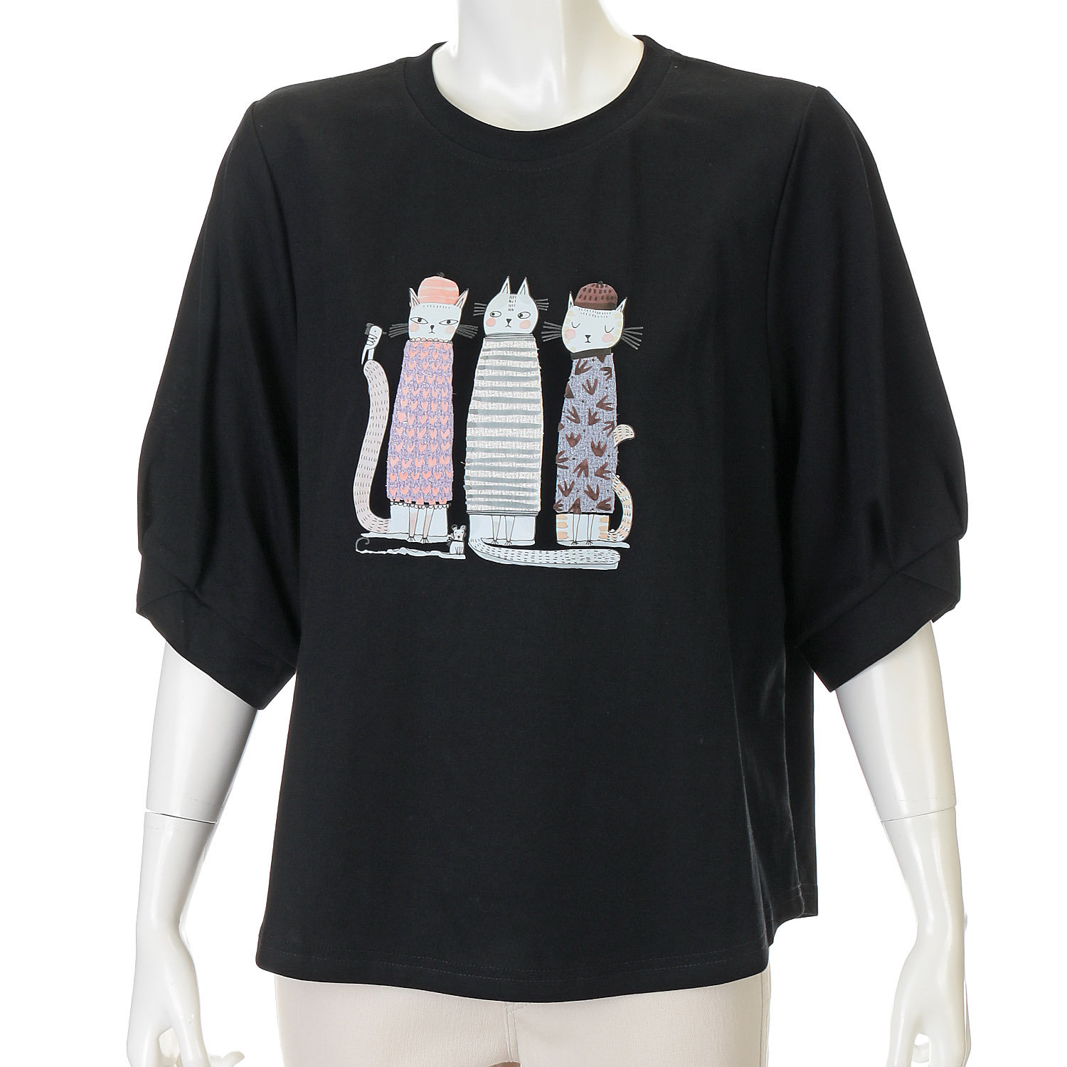 KhakiKoji アニマルアートプリントTシャツ - 画像5