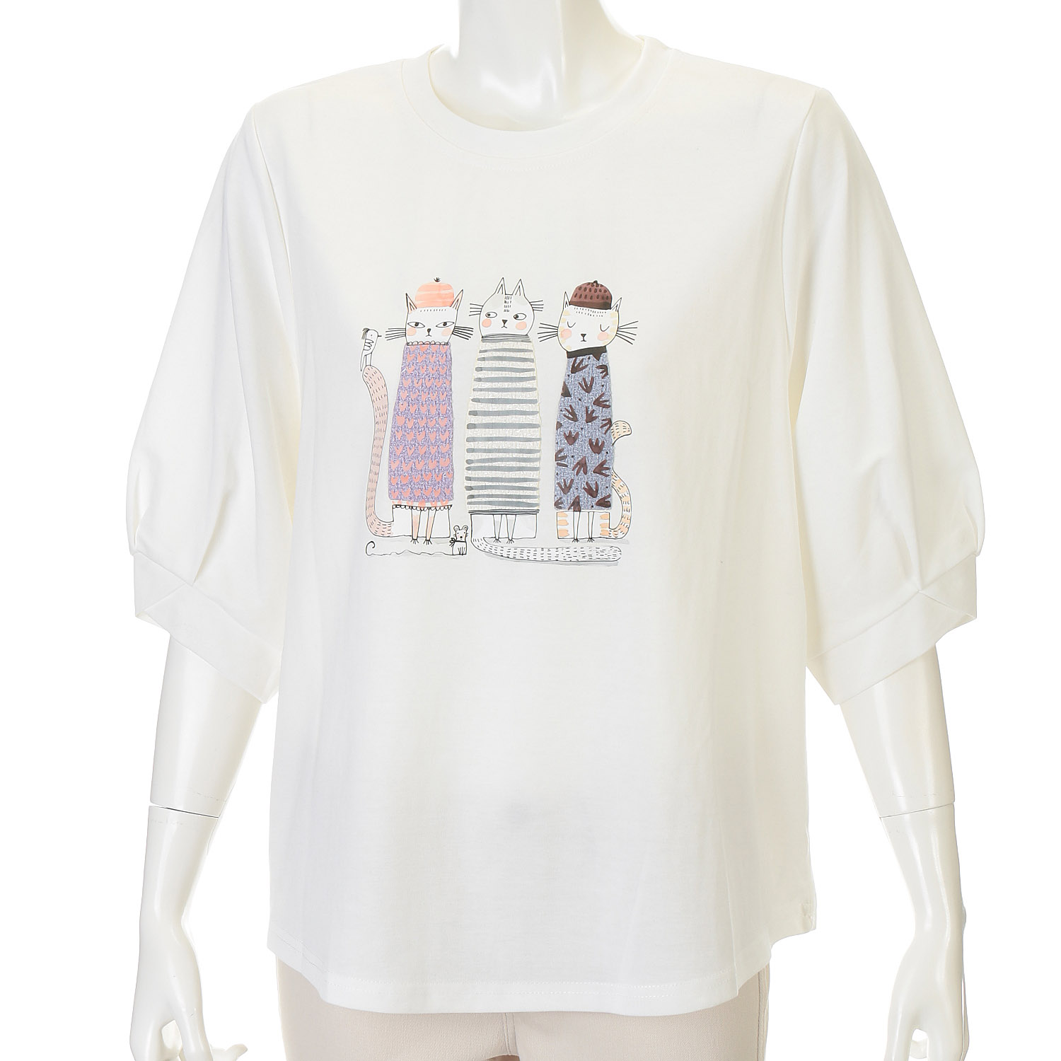 KhakiKoji アニマルアートプリントTシャツ - 画像1