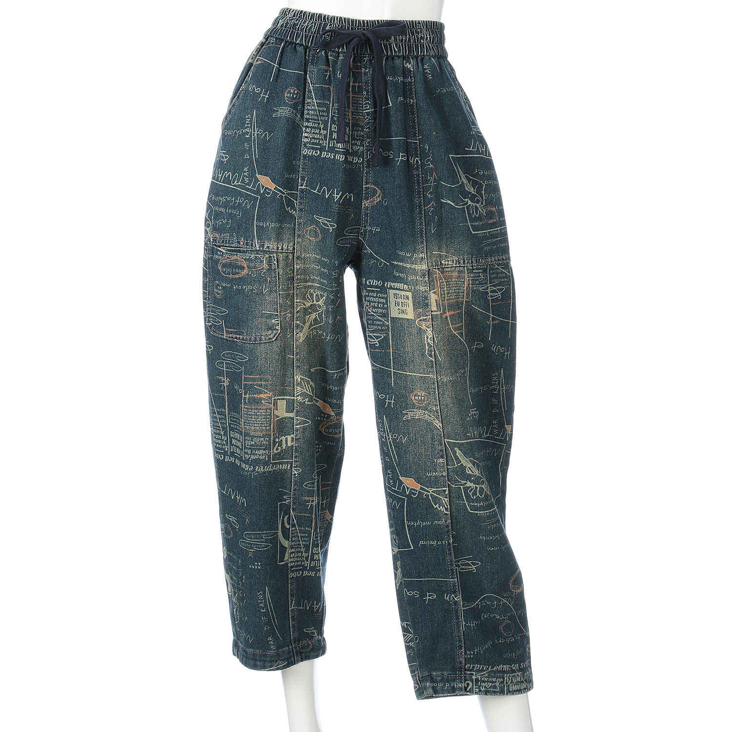 KhakiKoji バルーンデニムパンツ - 画像1