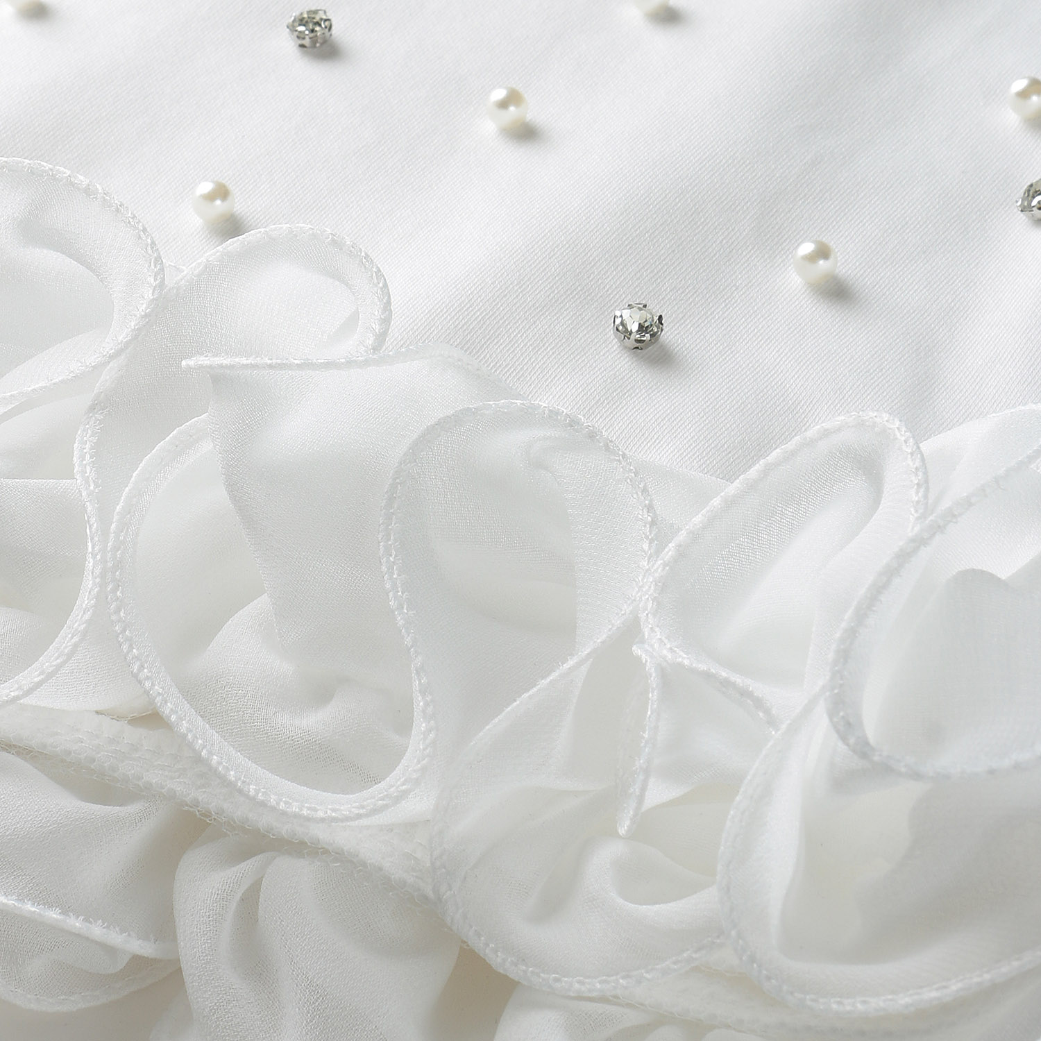 【Insta Live】VERITE オーガンジーフリル半袖プルオーバー - 画像3