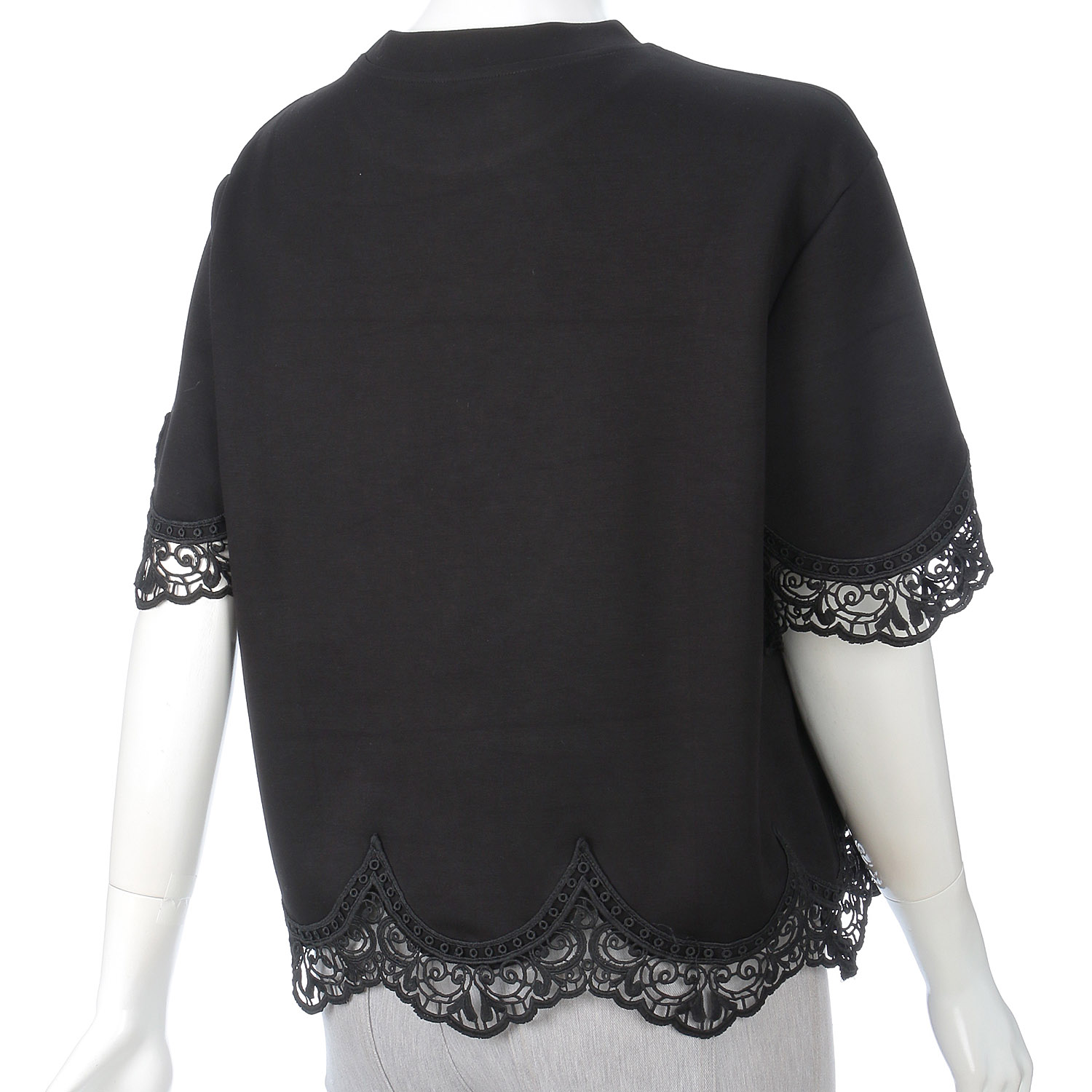 VERITE スカラップレース半袖プルオーバー - 画像3