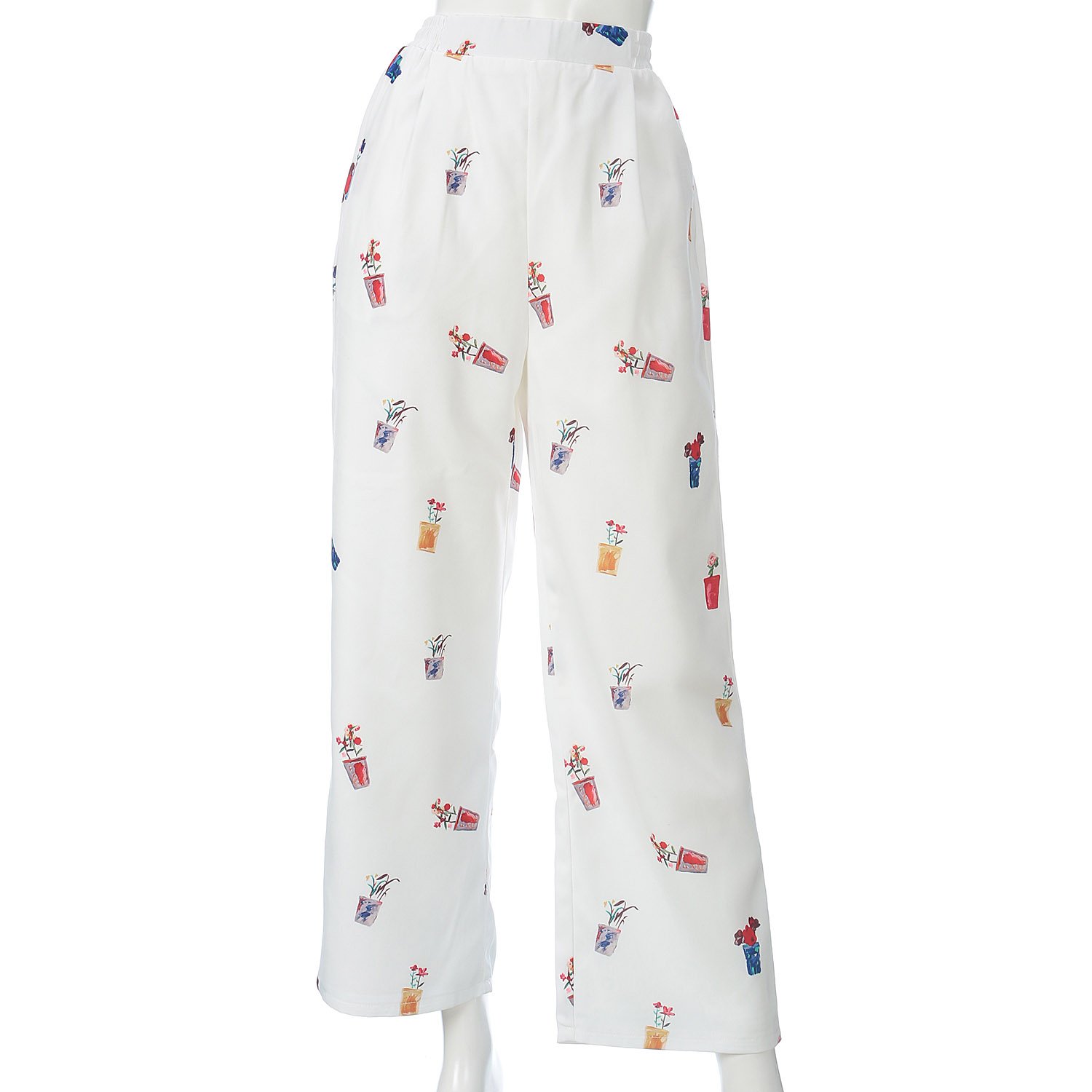 VERITE アーティスティック・セミワイドパンツ