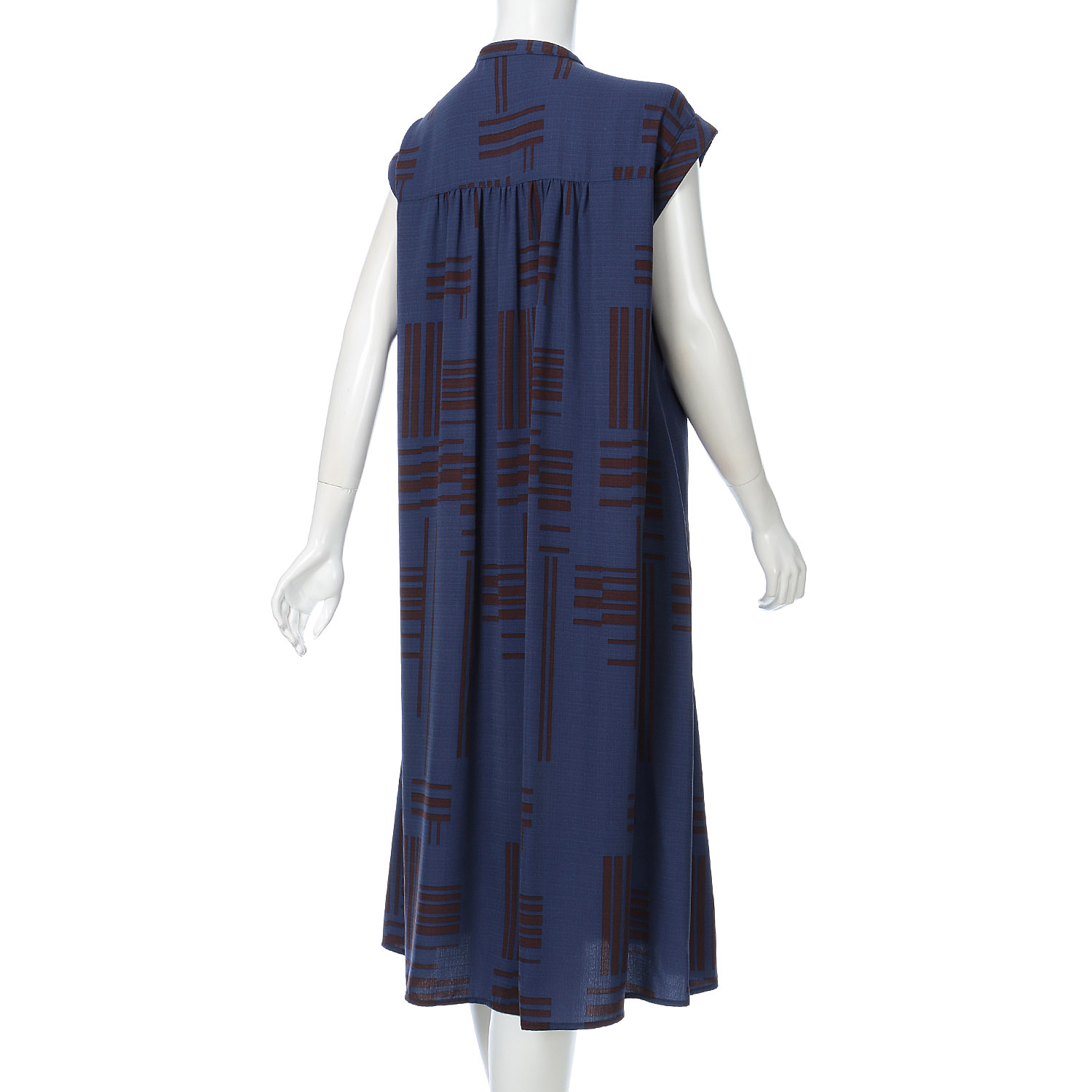 ジオメトリックプリントワンピース - 画像5