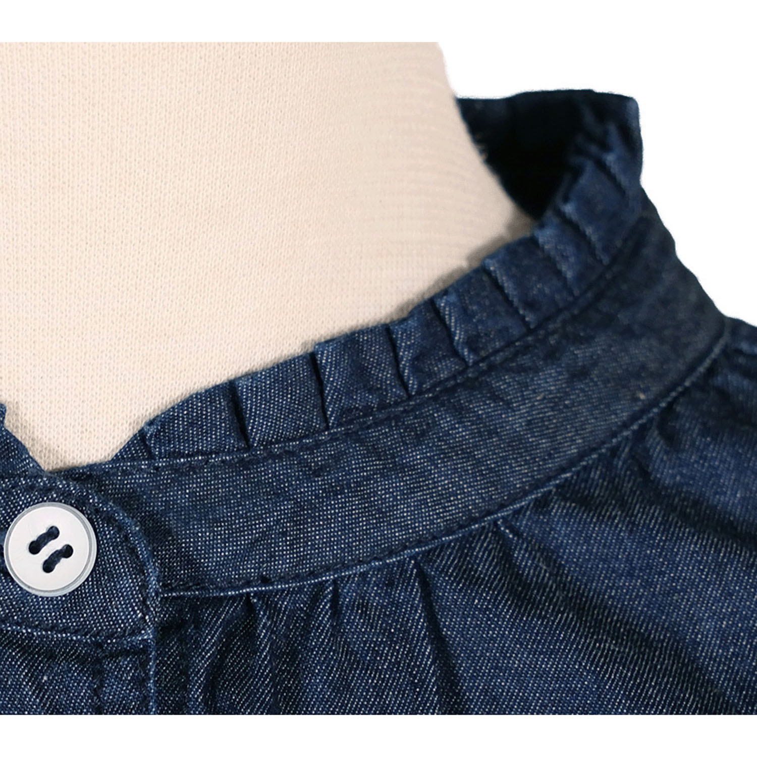 Northern Truck タック衿ギャーザーシャツ - 画像12