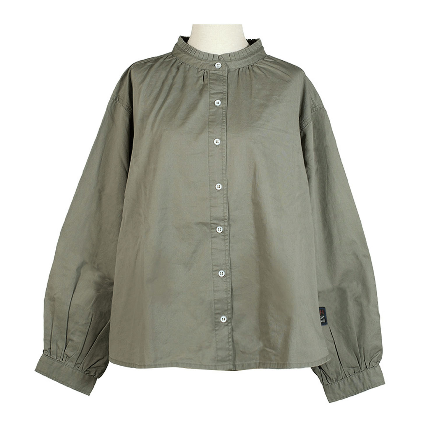 Northern Truck タック衿ギャーザーシャツ - 画像4