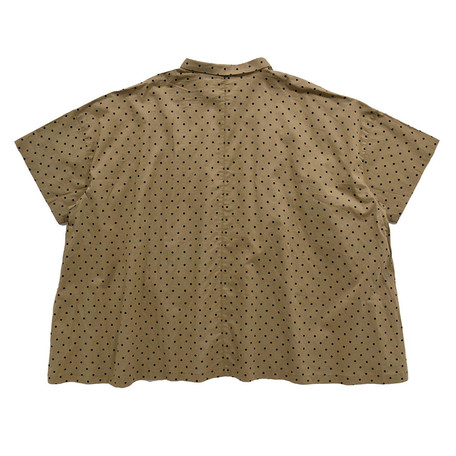 Northern Truck ドットプリントギャザーブラウス - 画像5