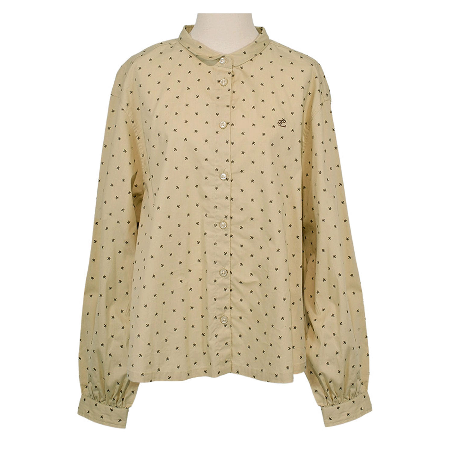 Northern Truck 小花柄ギャザーブラウス - 画像6