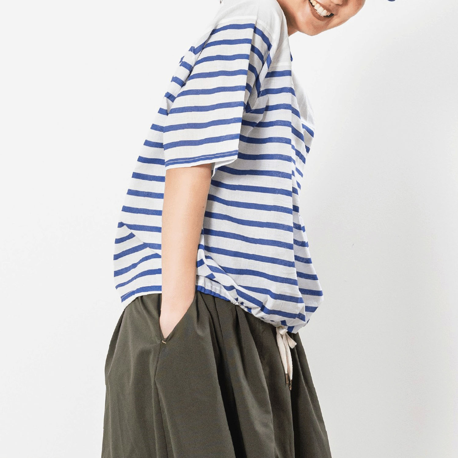 【4月中旬頃入荷予定】Northern Truck ボーダープリントラグランプルオーバー - 画像7