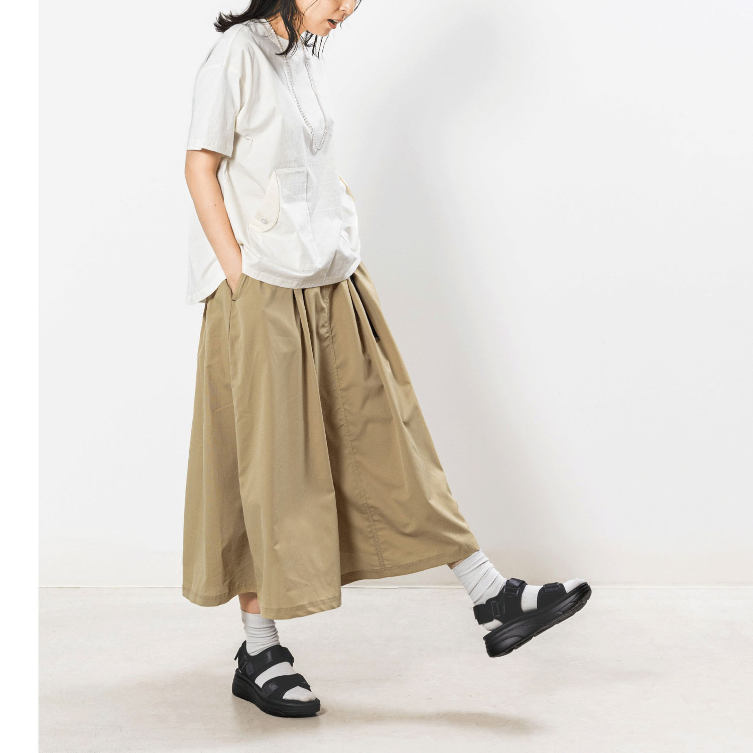 【4月中旬頃入荷予定】Northern Truck 異素材づかいワイドプルオーバー - 画像3