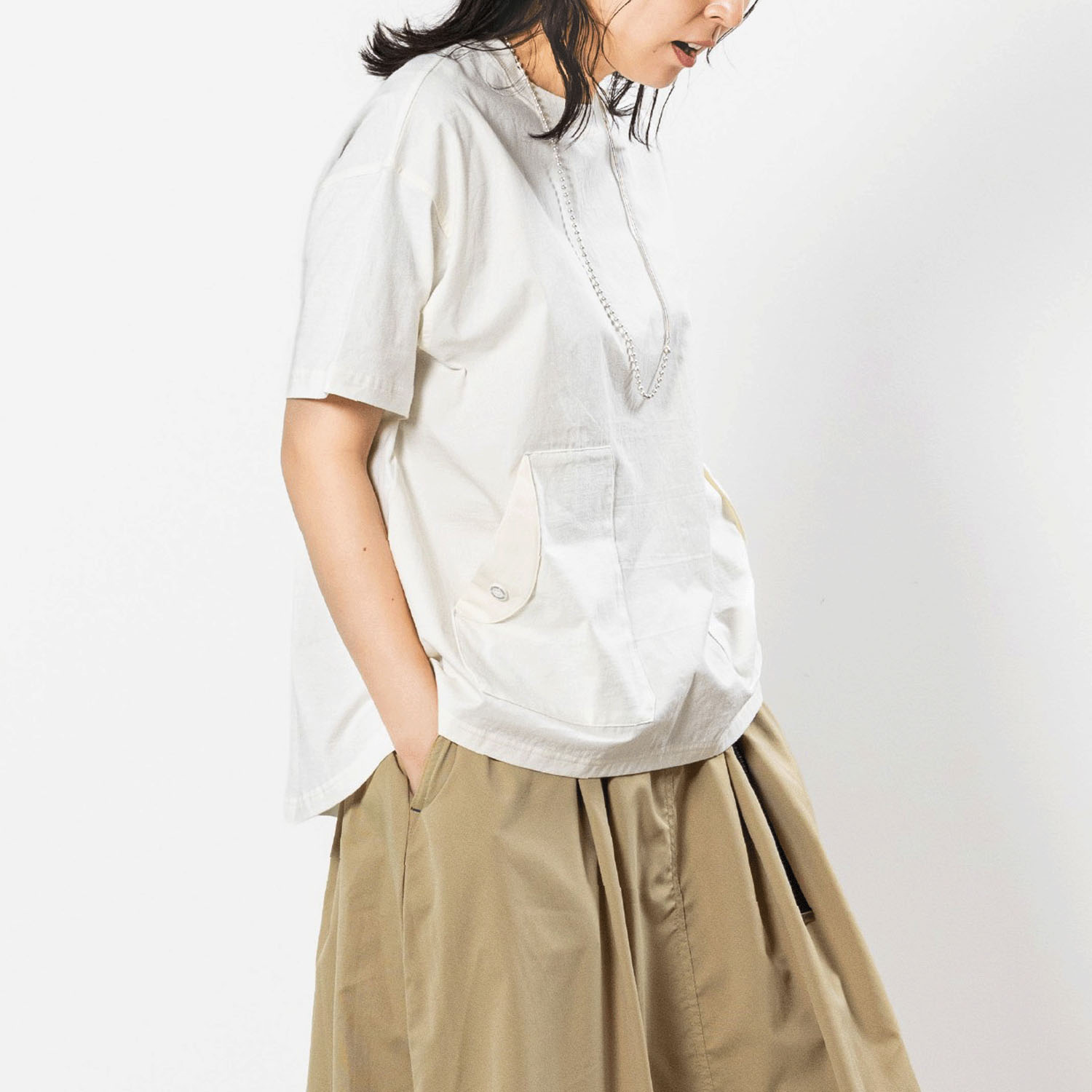 【4月中旬頃入荷予定】Northern Truck 異素材づかいワイドプルオーバー - 画像1