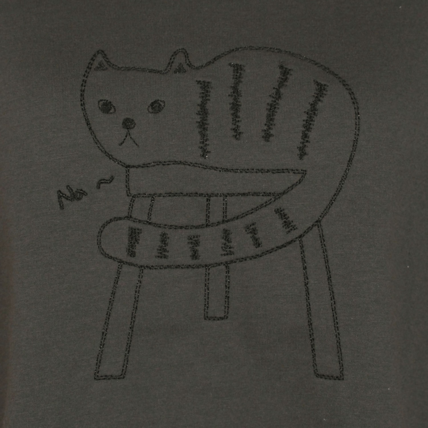 【4月中旬頃入荷予定】Northern Truck 猫刺繍入りTシャツ - 画像3