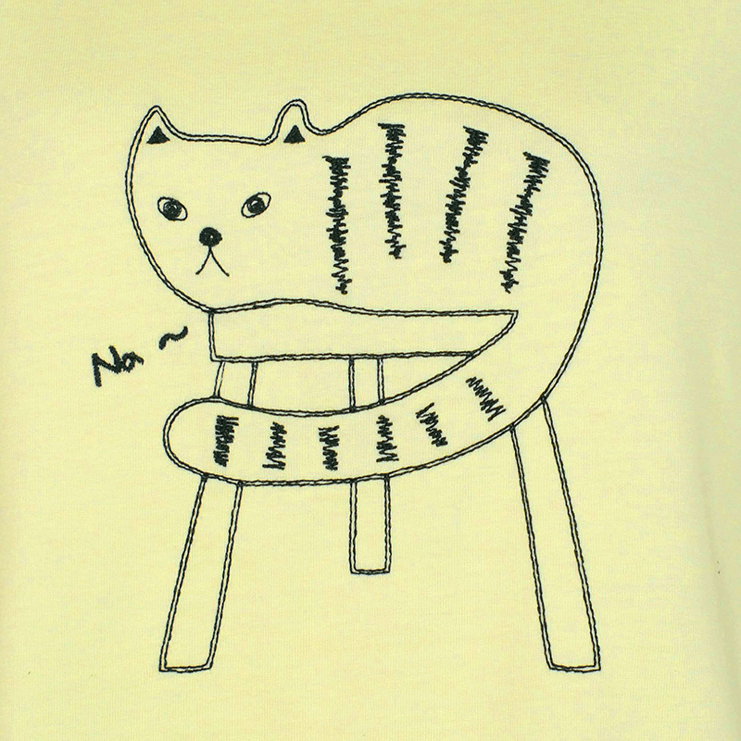 【4月中旬頃入荷予定】Northern Truck 猫刺繍入りTシャツ - 画像7