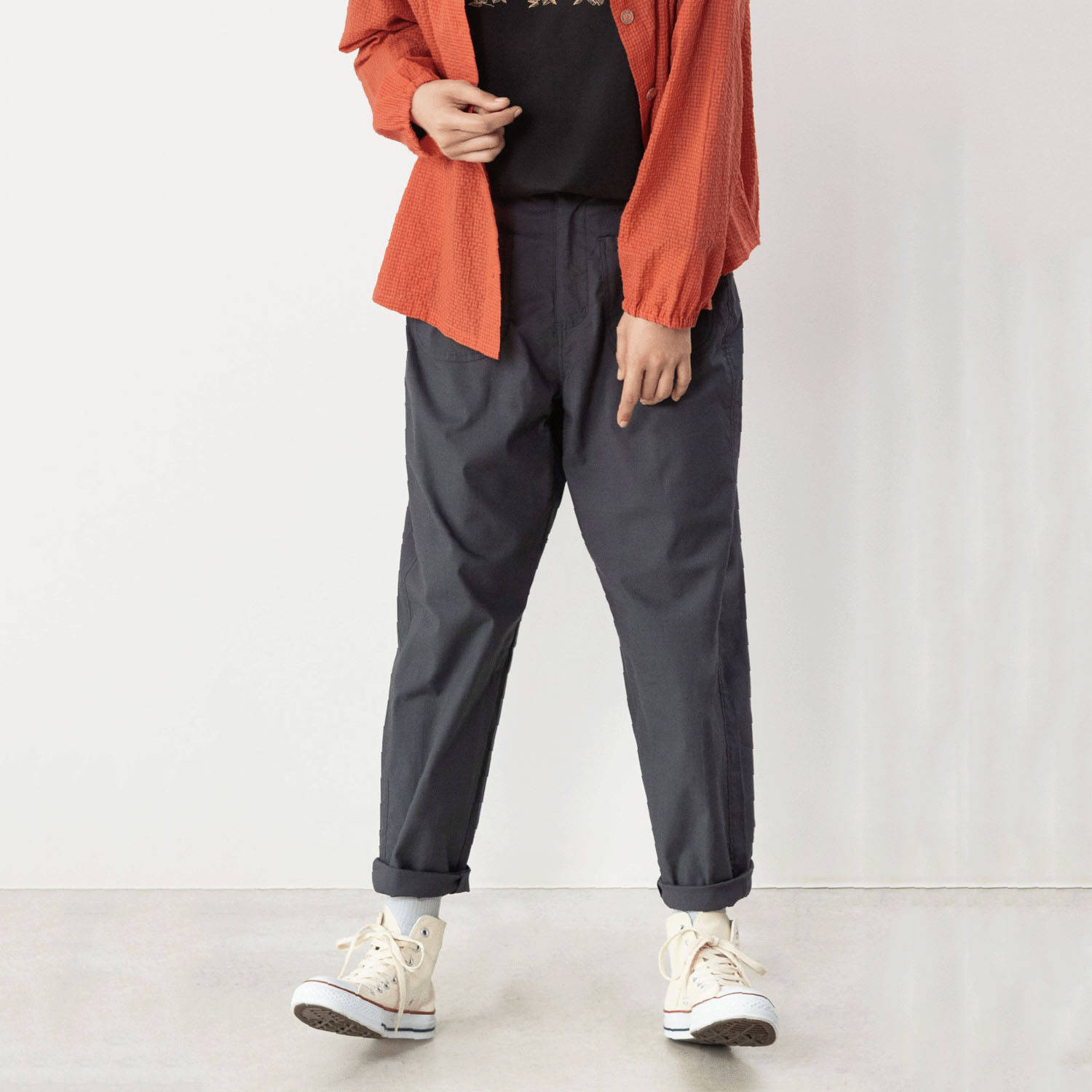 Northern Truck サイド切替スリムテーパードパンツ