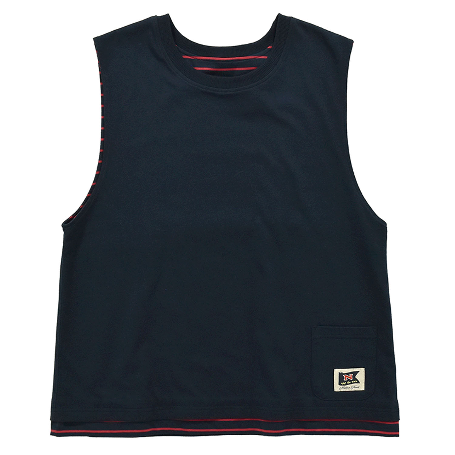 Northern Truck 無地×ボーダーリバーシブルベスト - 画像12