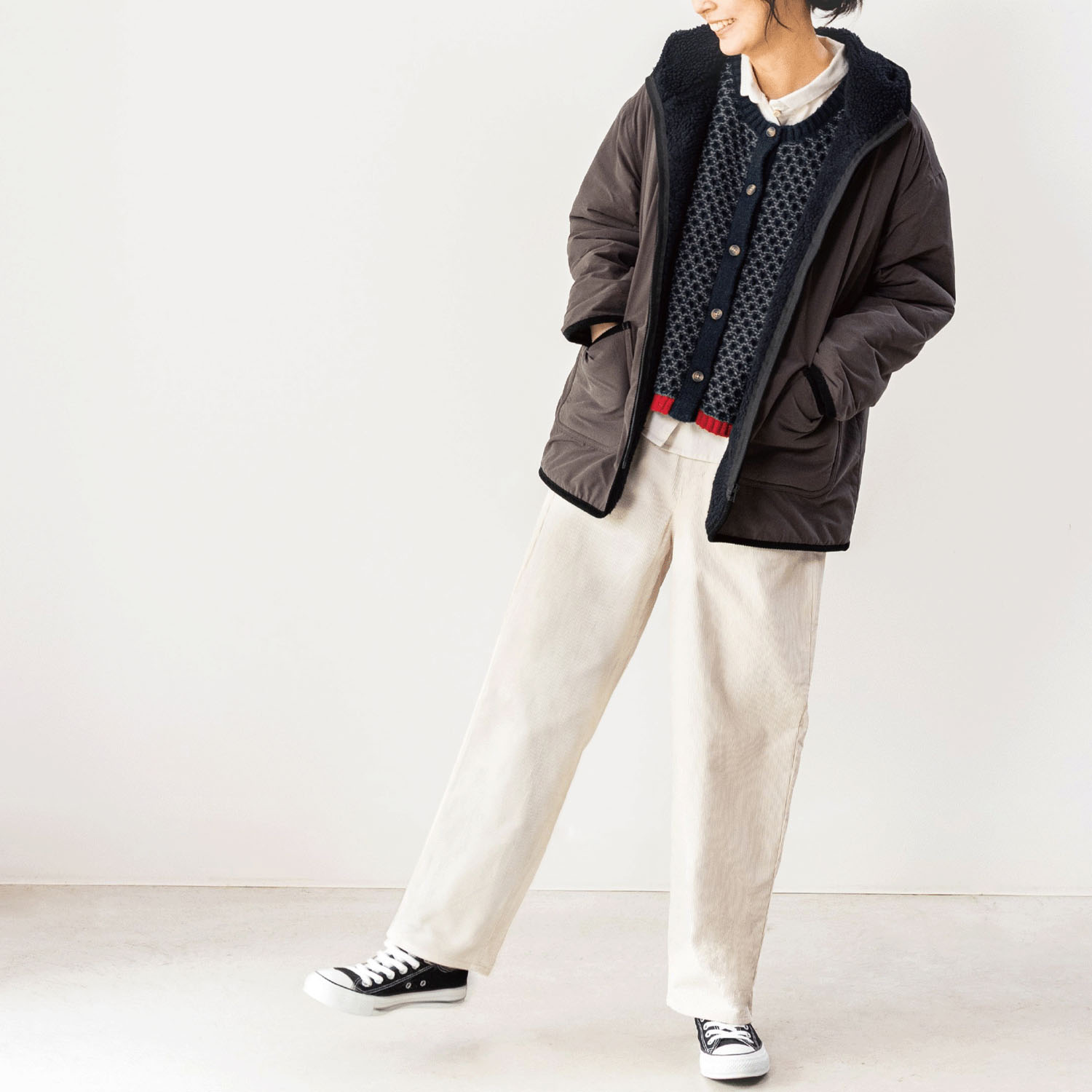 Northern Truck コーデュロイストレートパンツ - 画像4