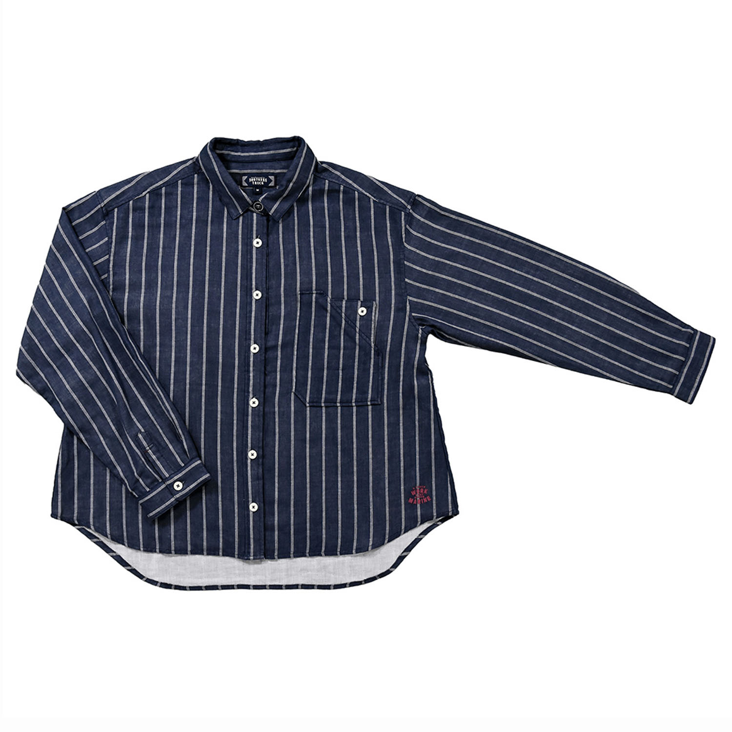 Northern Truck ワークポケットストライプシャツ - 画像16