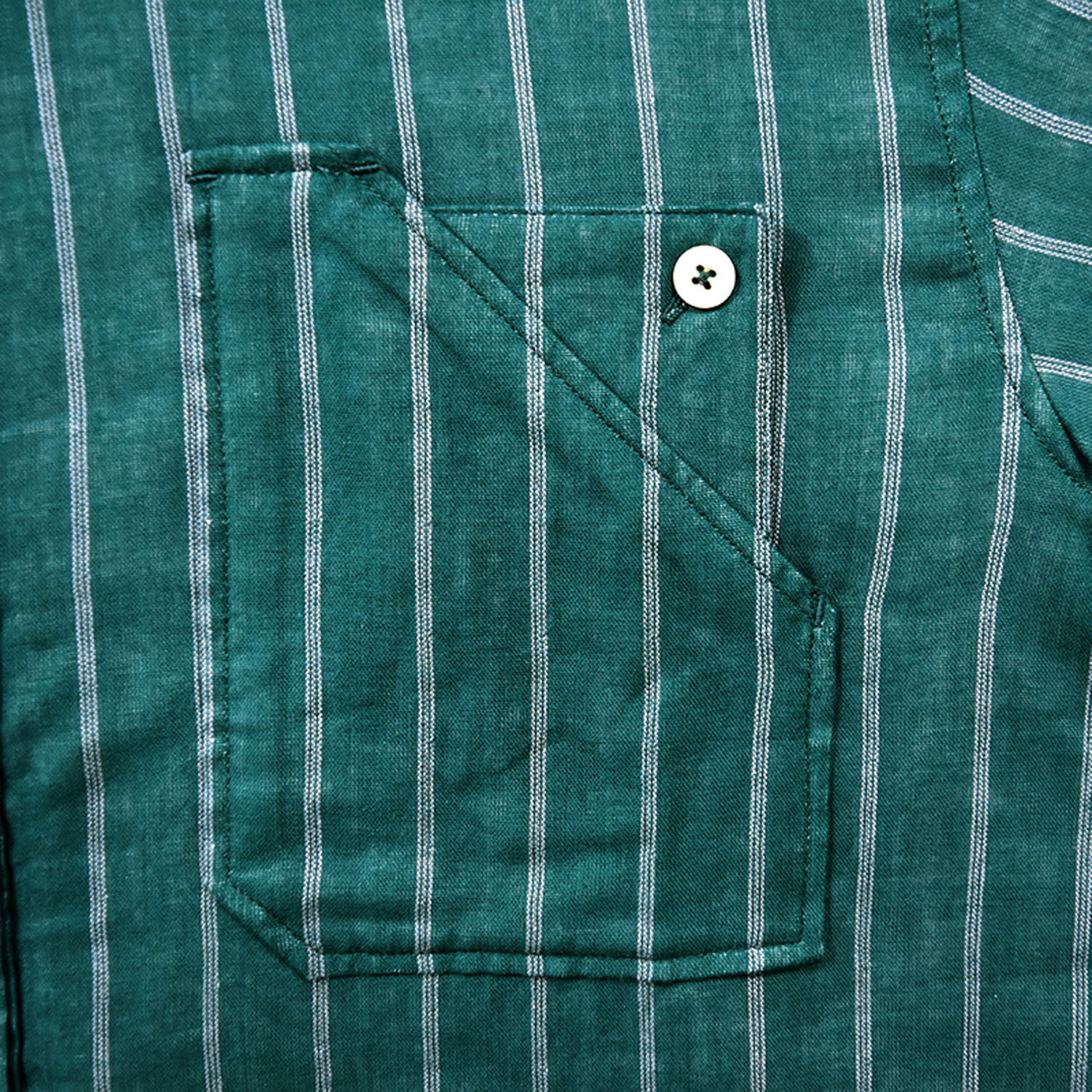 Northern Truck ワークポケットストライプシャツ - 画像9