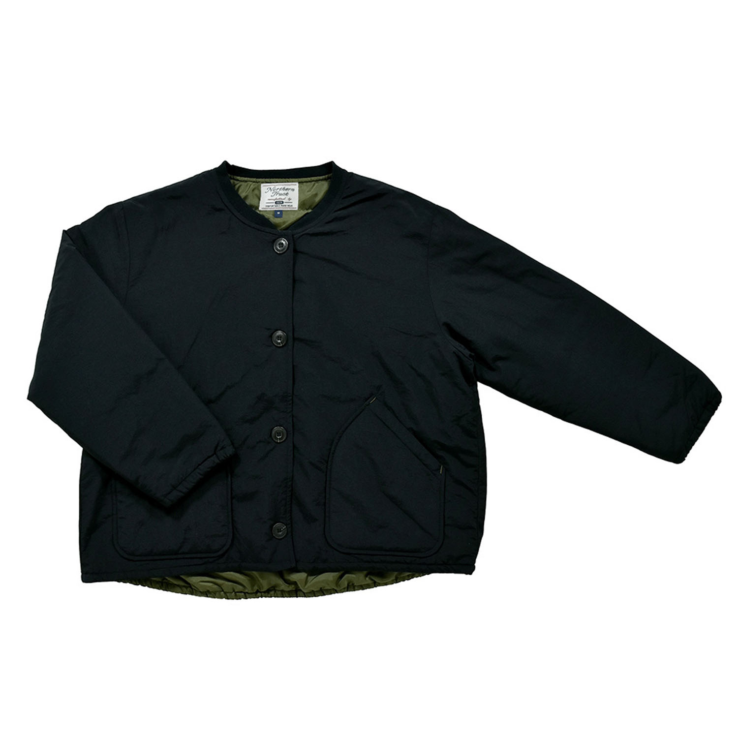 Northern Truck リブカラー中綿入りジャケット - 画像3