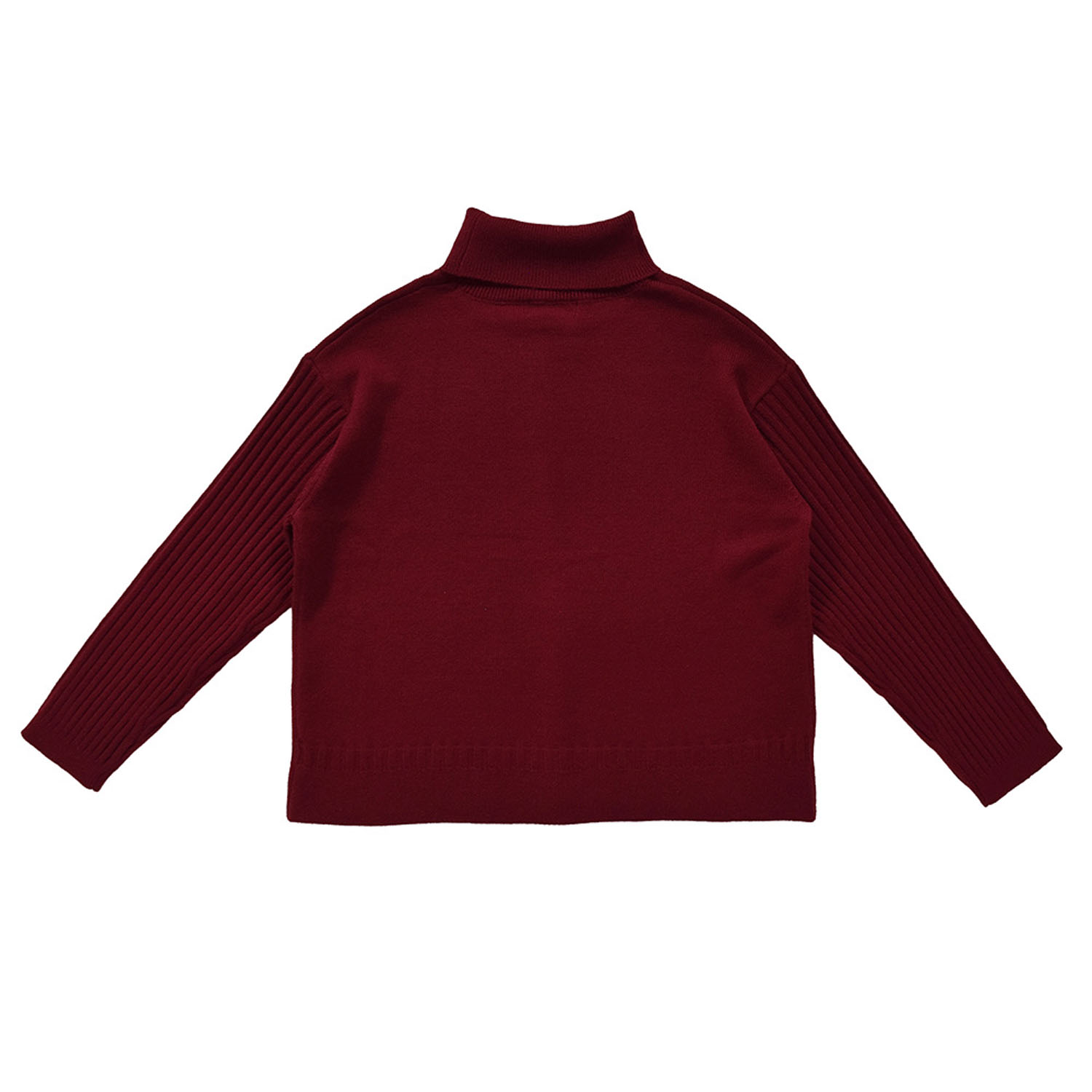 Northern Truck 編地違いスリーブタートルプルオーバー - 画像9