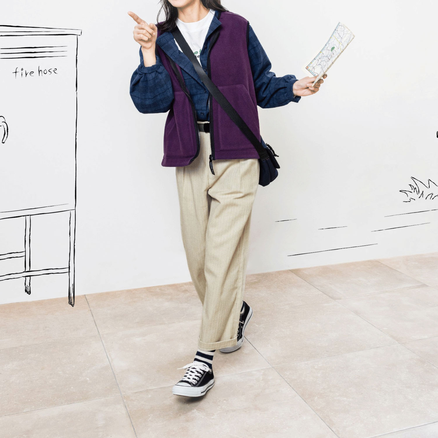 Northern Truck フリースドロップショルダーベスト - 画像9