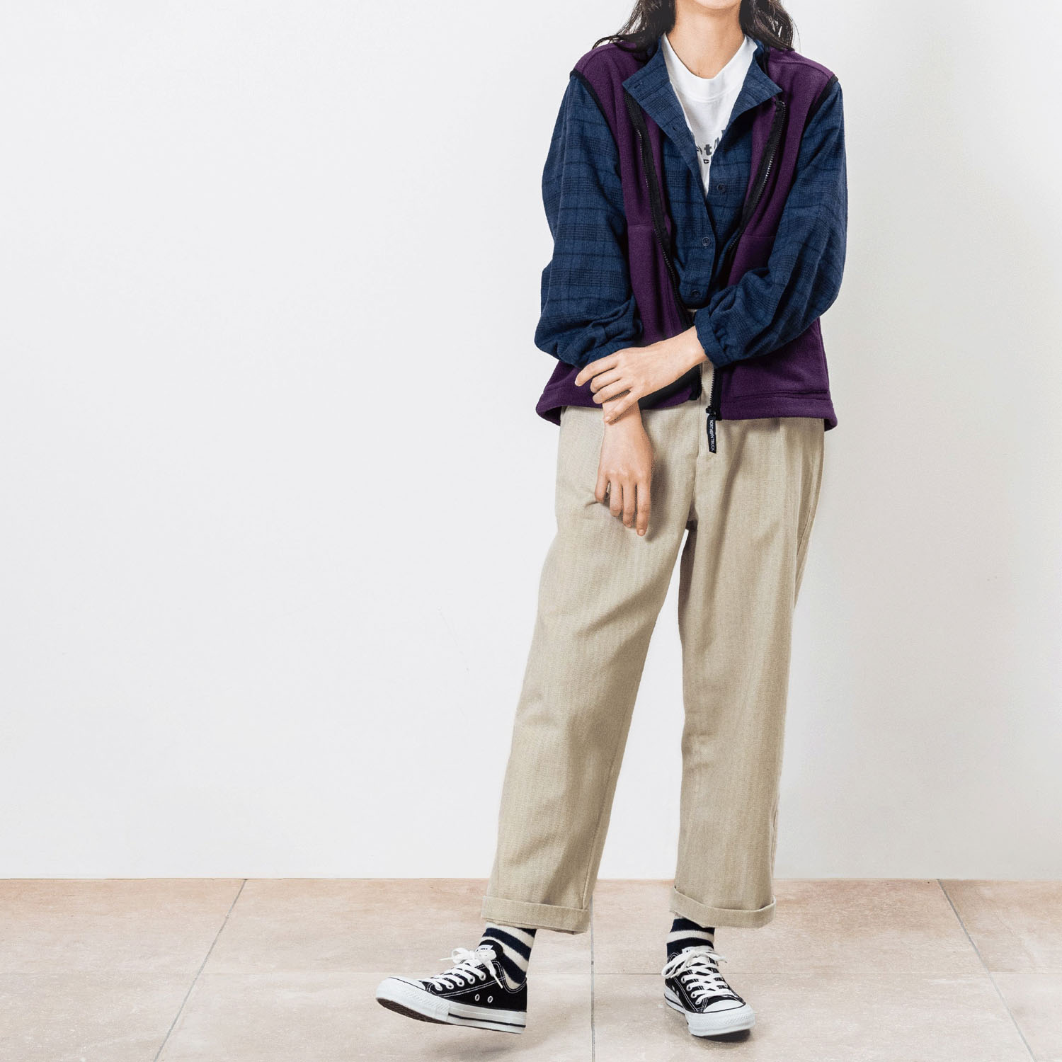 Northern Truck フロントタックストレートパンツ - 画像8