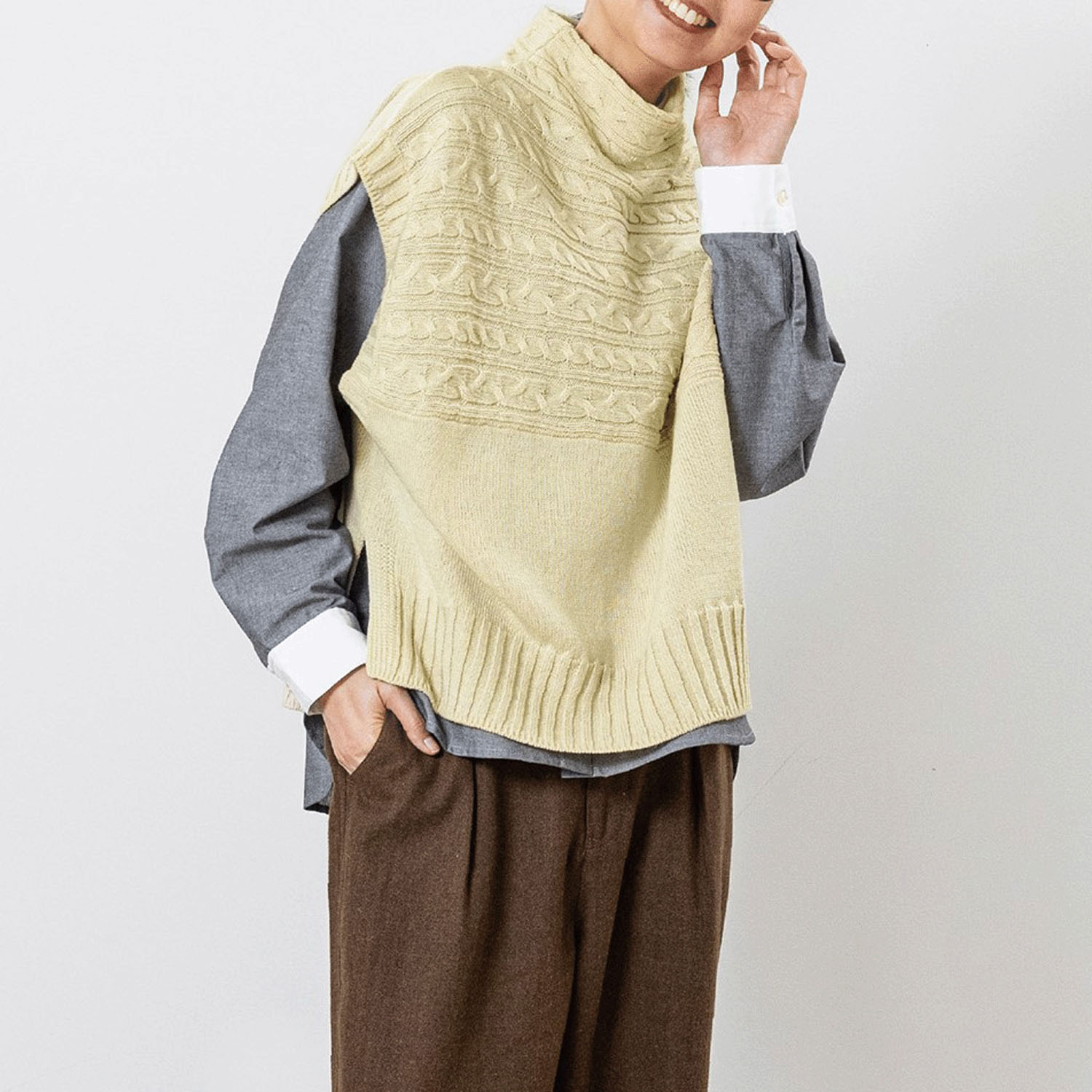 Northern Truck ボトルネックベスト - 画像4