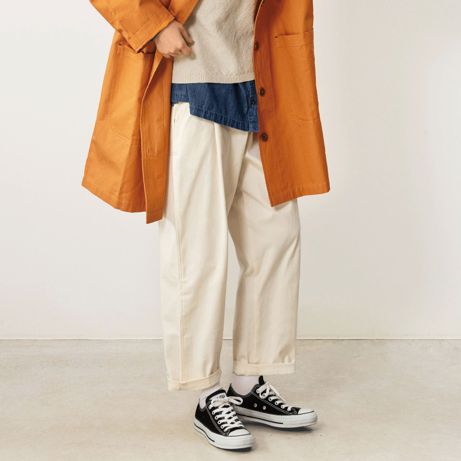 Northern Truck フロントタックテーパードパンツ - 画像1