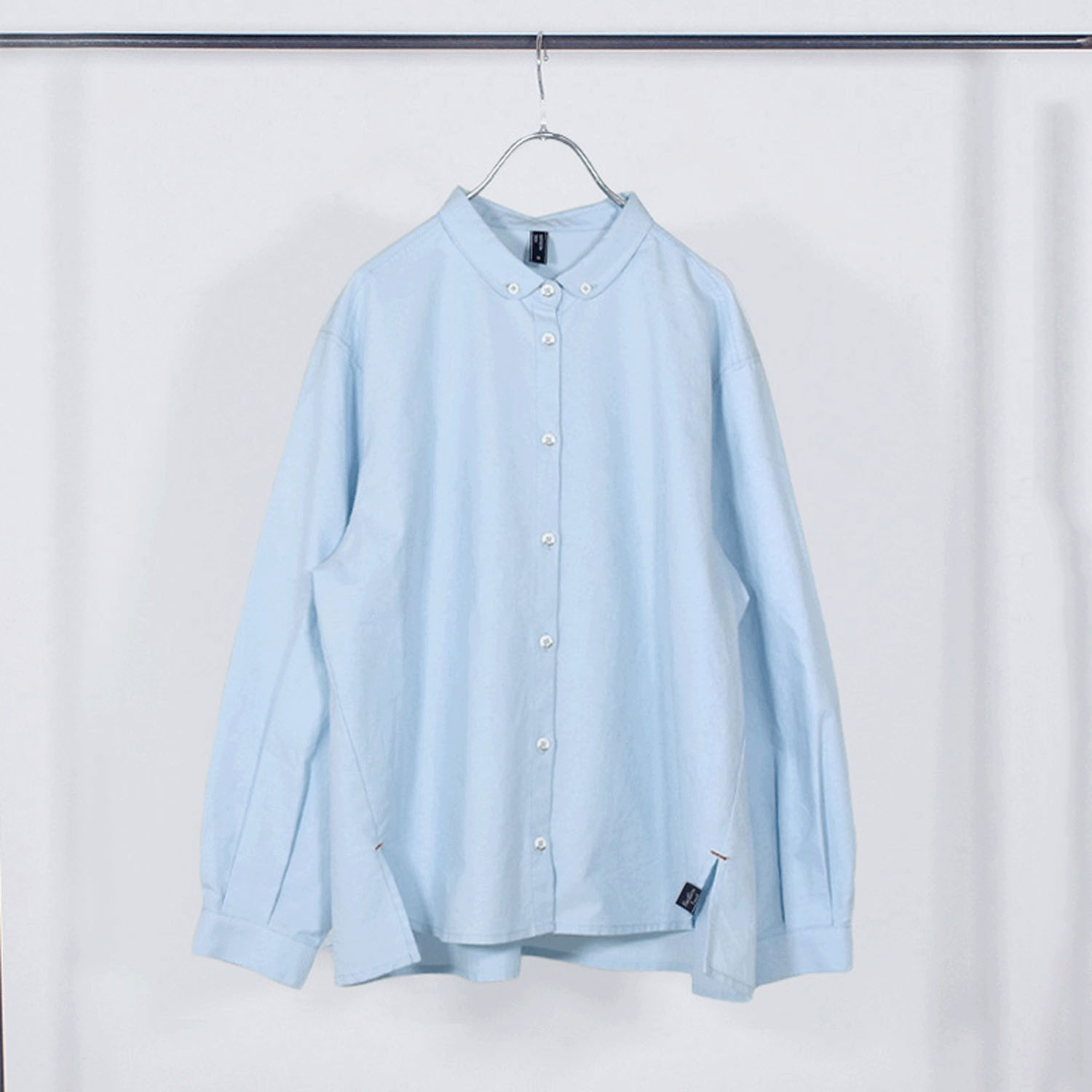 Northern Truck ラウンドヘム釦ダウンシャツ