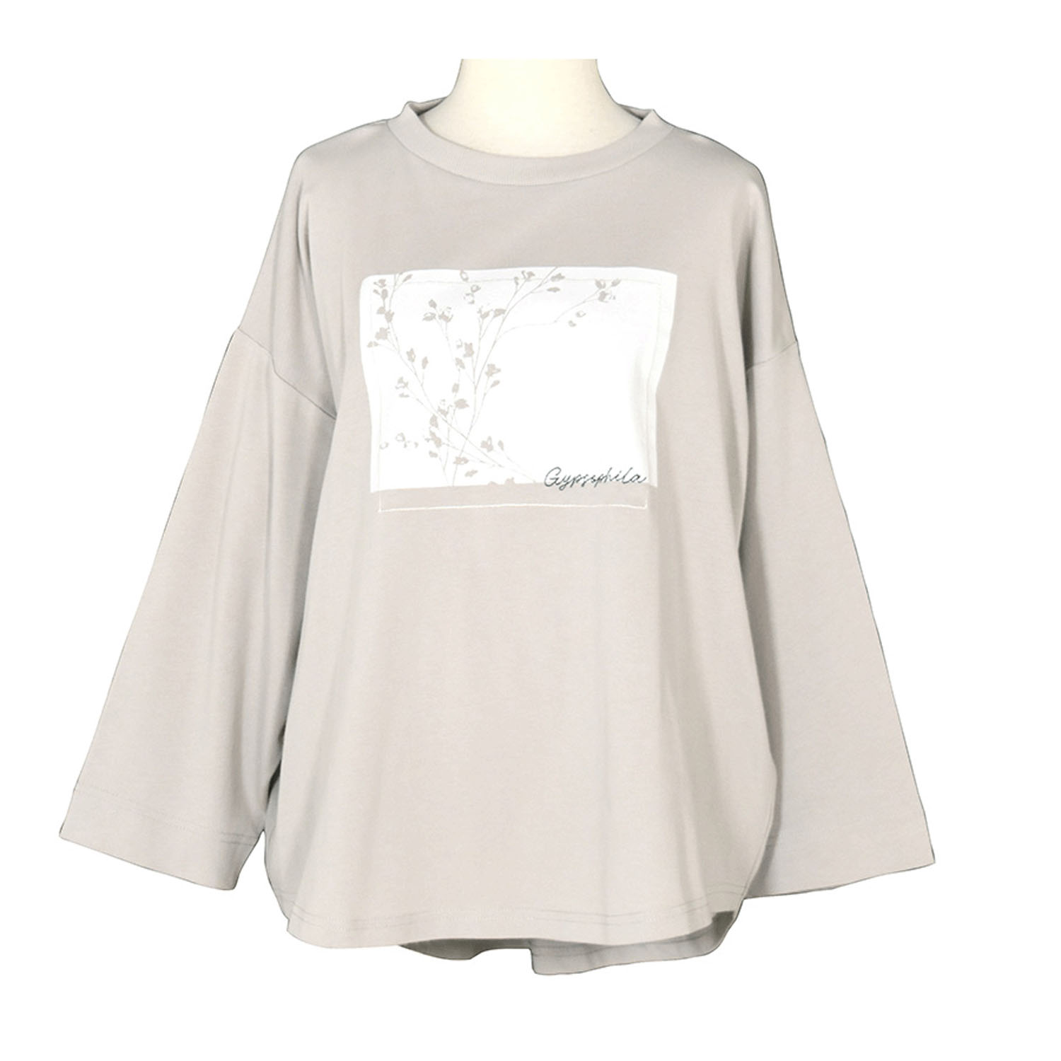 LILASIC シルエットフラワープリントプルオーバー - 画像3