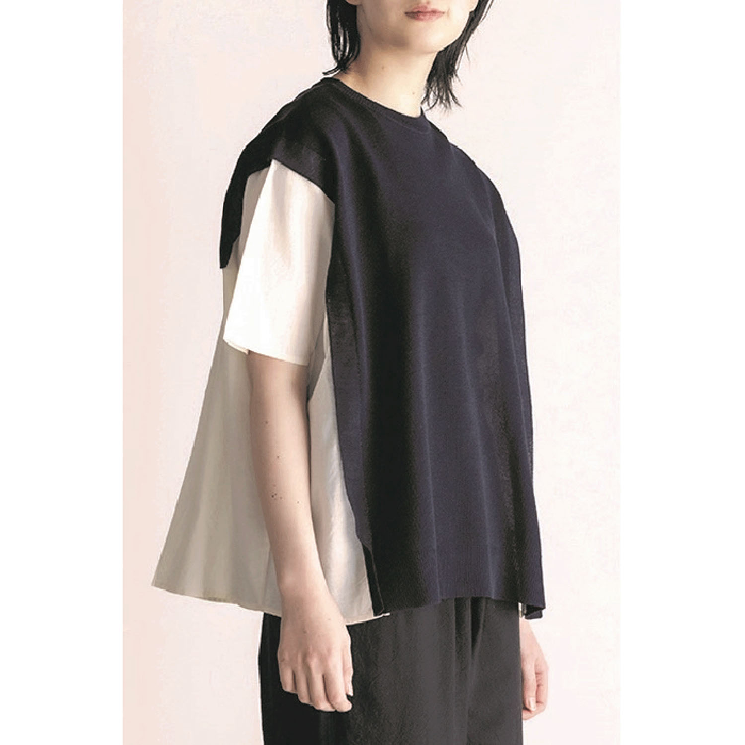 LILASICサイドフハクニットプルオーバー