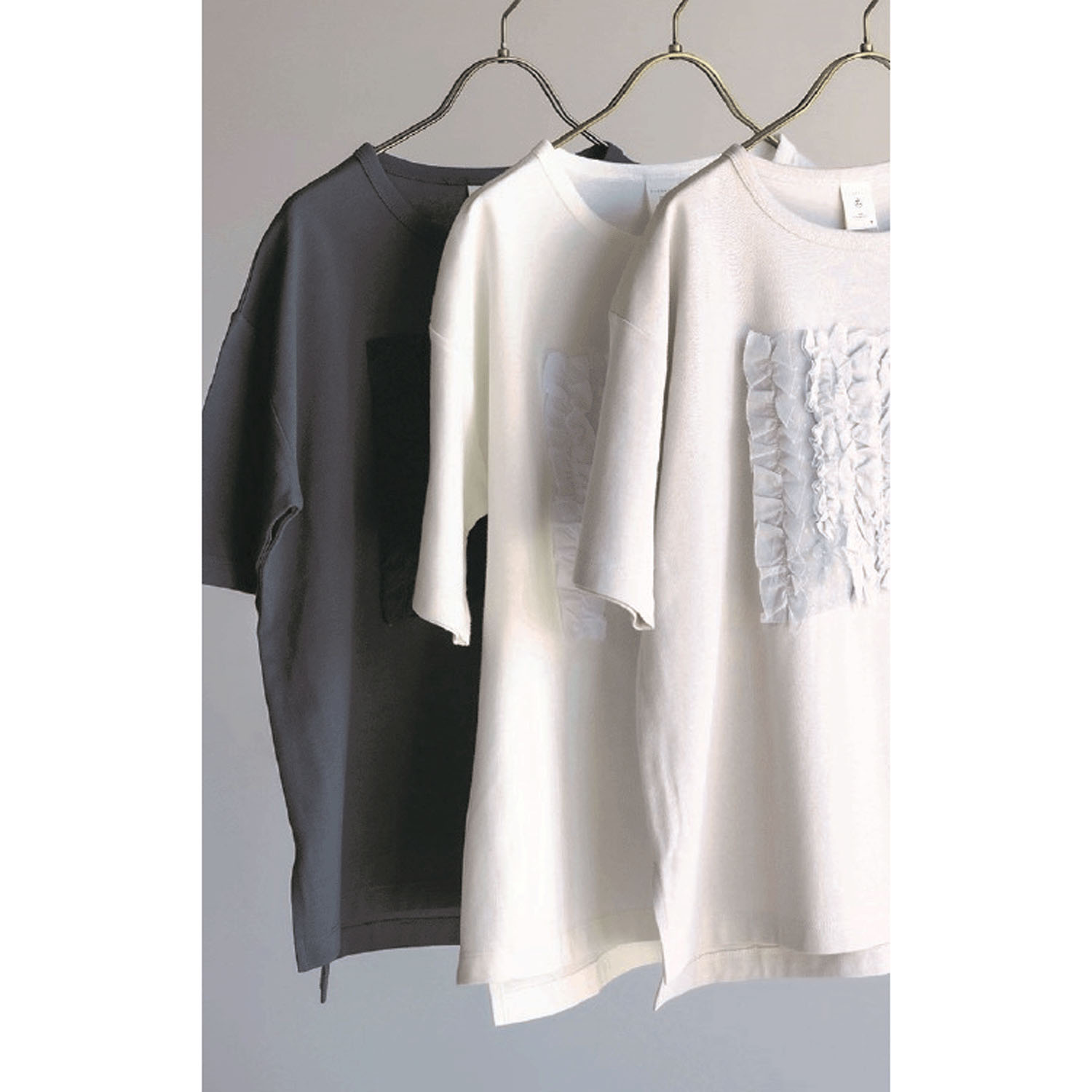 LILASIC フロントフリルTシャツ - 画像2