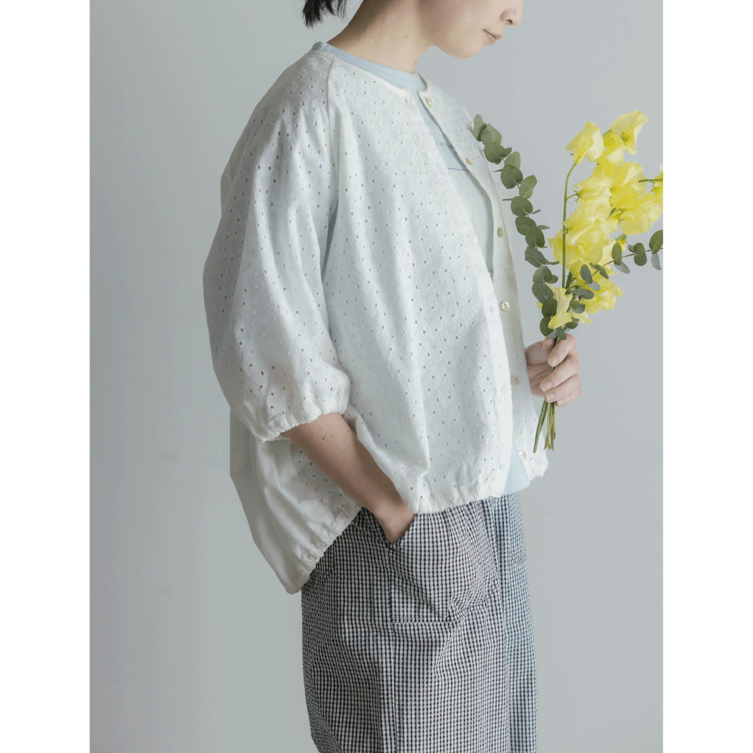 【4月中旬頃入荷予定】LILASIC エンブロイダリーカーディガン - 画像12